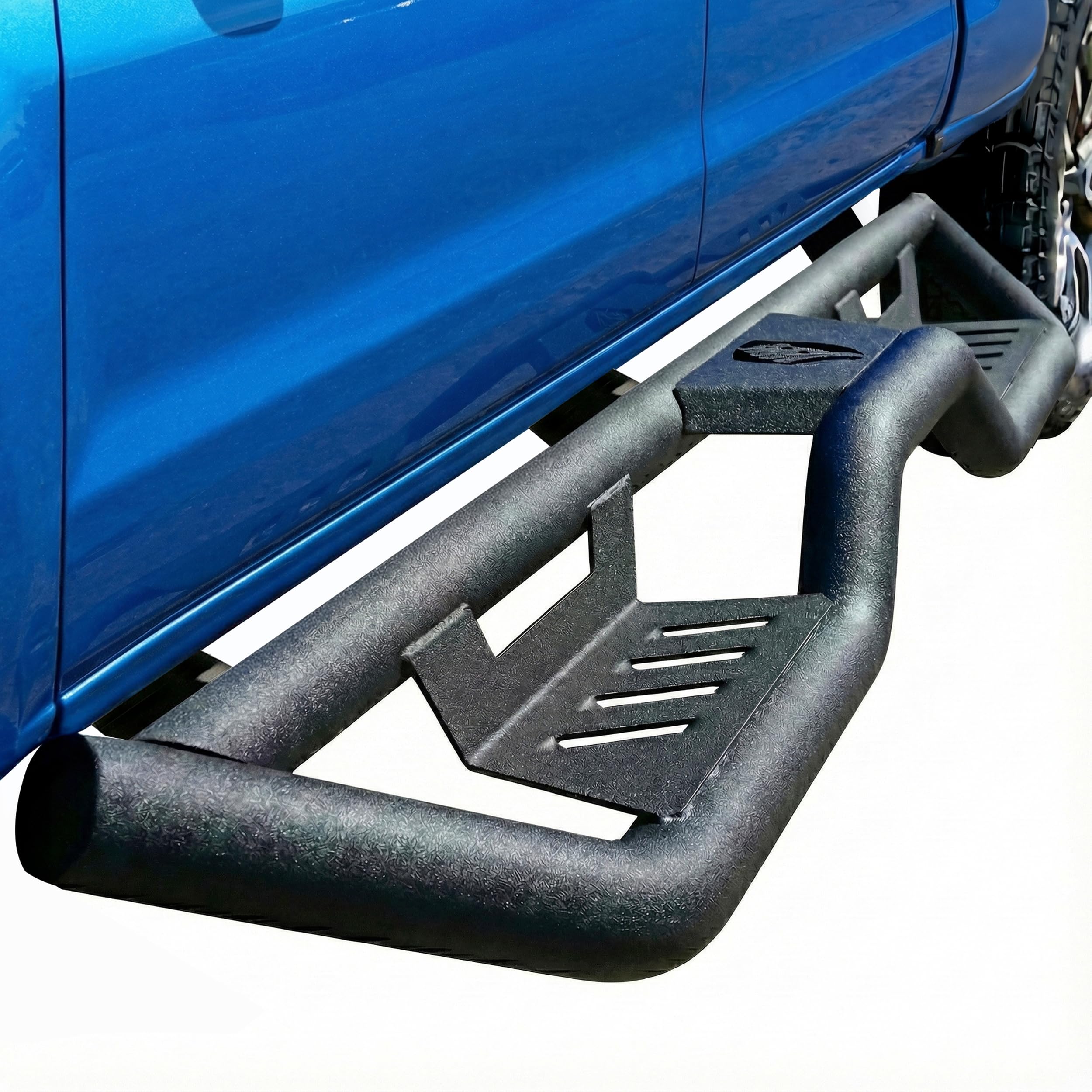 Tyger Auto Kobra Tyger Running Boards Compatible with 2009-2018 Dodge Ram 1500; 2010-2026 2500 3500; 2019-2024 Classic | Crew Cab | TG-KB2D25006 | Textured Black Drop Step Rail