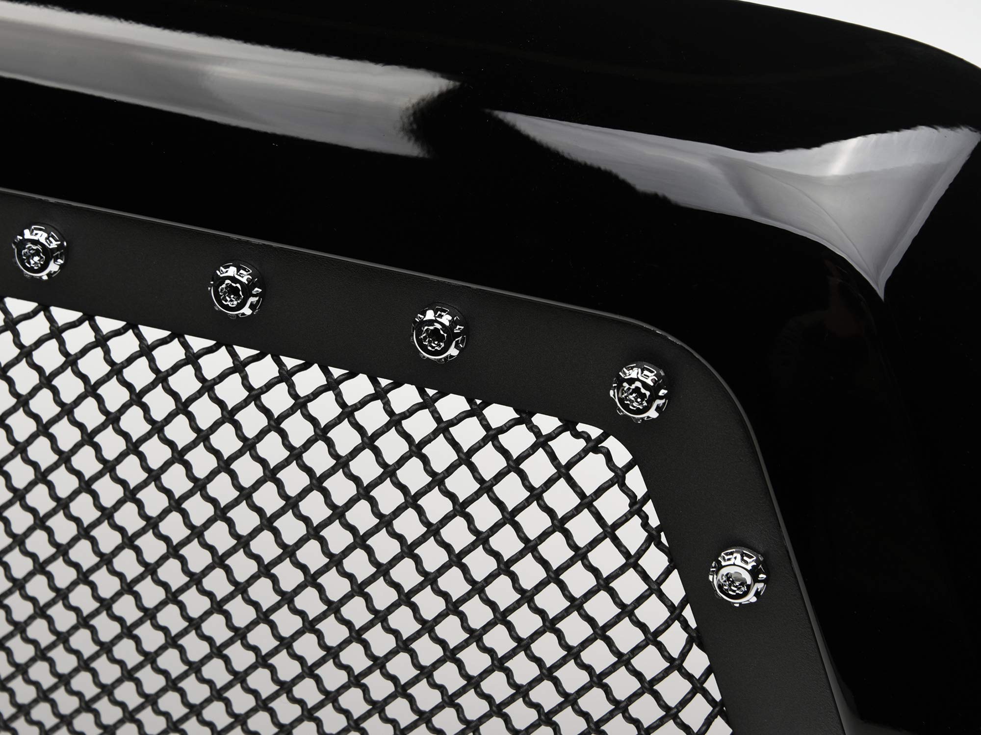 Studded Armordillo USA Mesh Grille Fits 2005-2011 Toyota Tacoma-Gloss Black