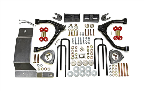 Trailfx TFX SUSPENS 14-17 1500 Mid-Lift Suspension Kit CST Al Ctlarm-4" F/1.75" R