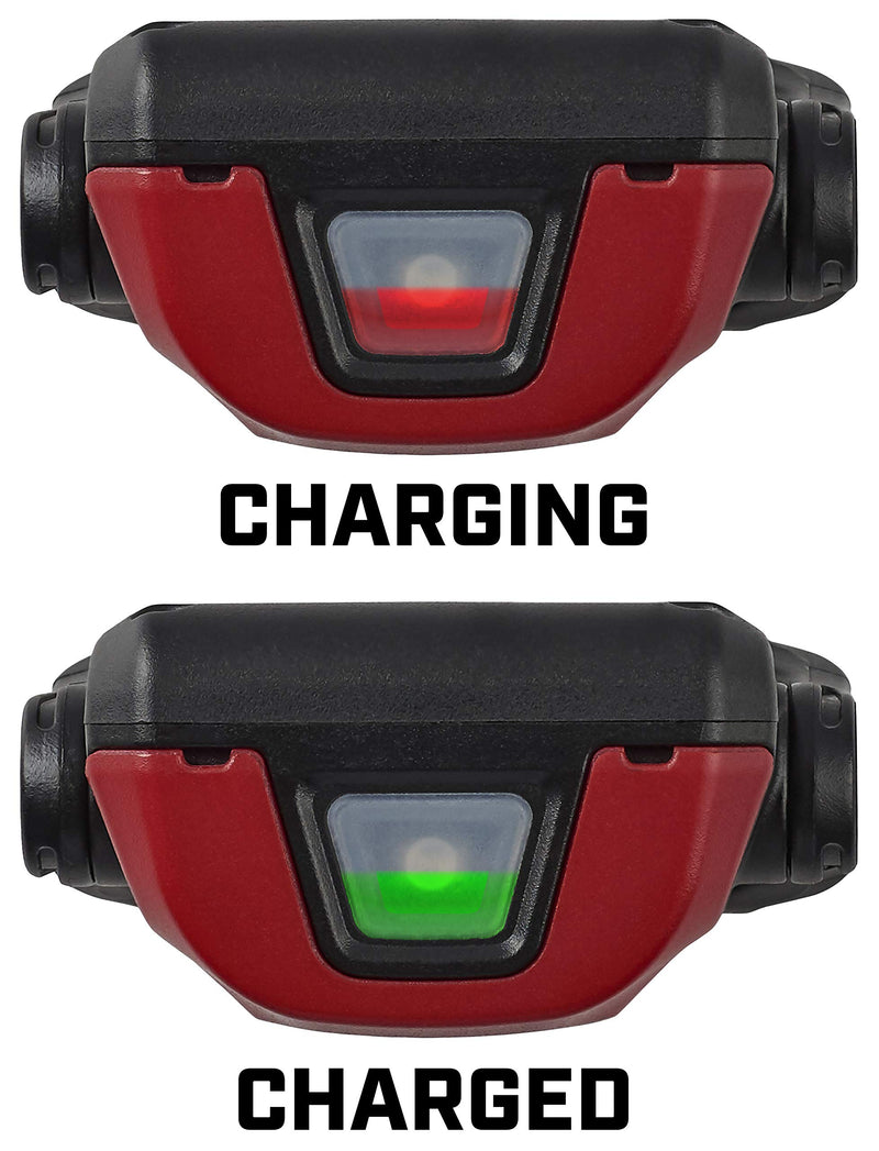 Streamlight Syclone 61510 400-Lumen USB Rechargeable Multi-Function Compact Work Light, Red