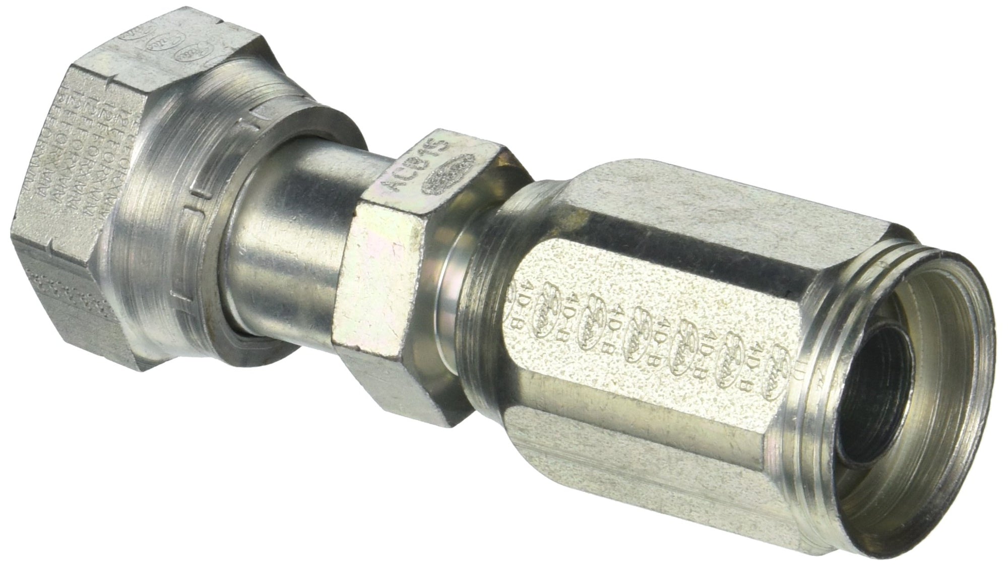 Gates Field Attachable Type T 12C2AT-12RFFORX for G2 Hose, 2 Wire, Female Flat-Face O-Ring Swivel, 3/4" ID