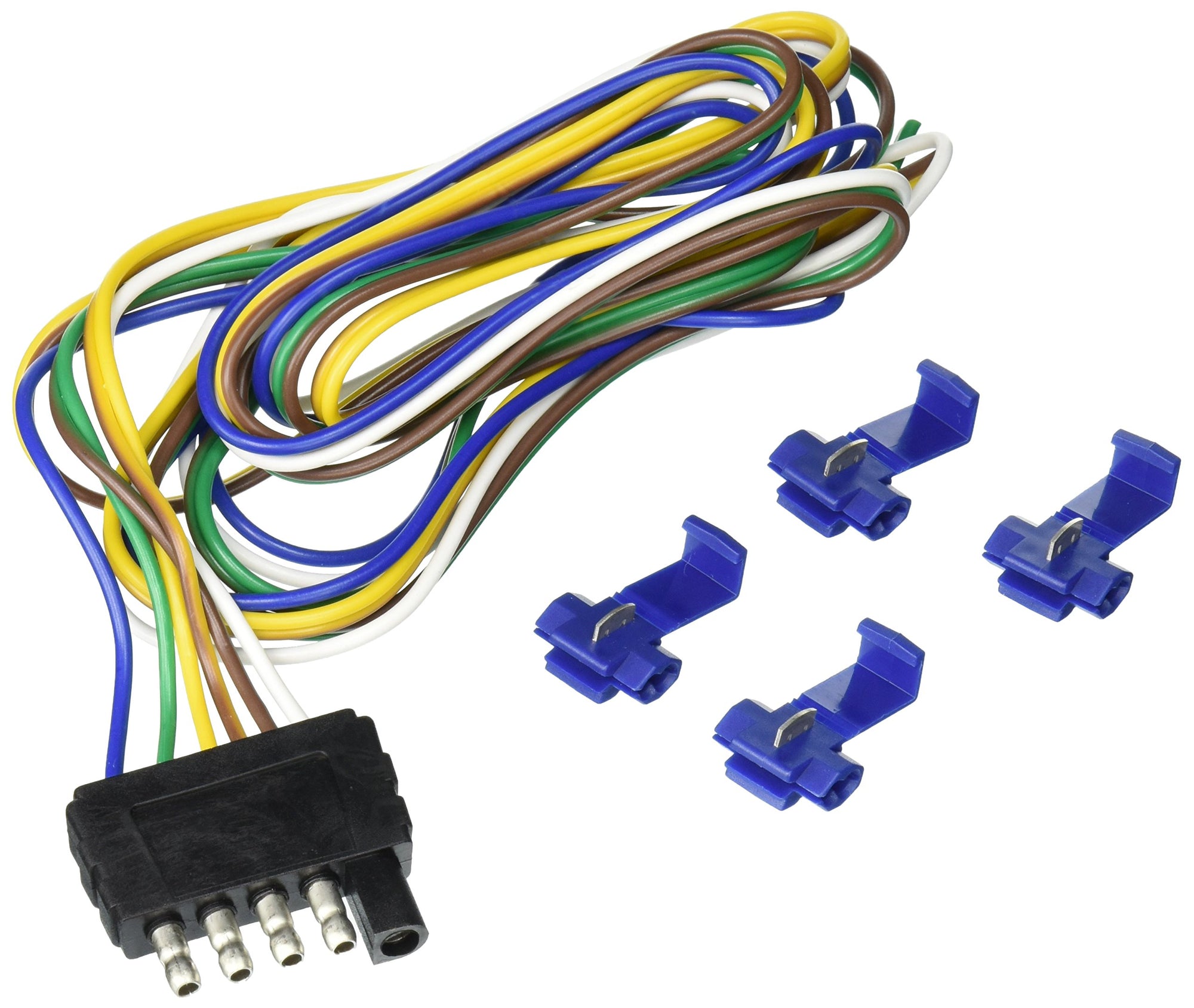 48" Tow Ready 5-Flat Trailer End Wiring Harness 118017