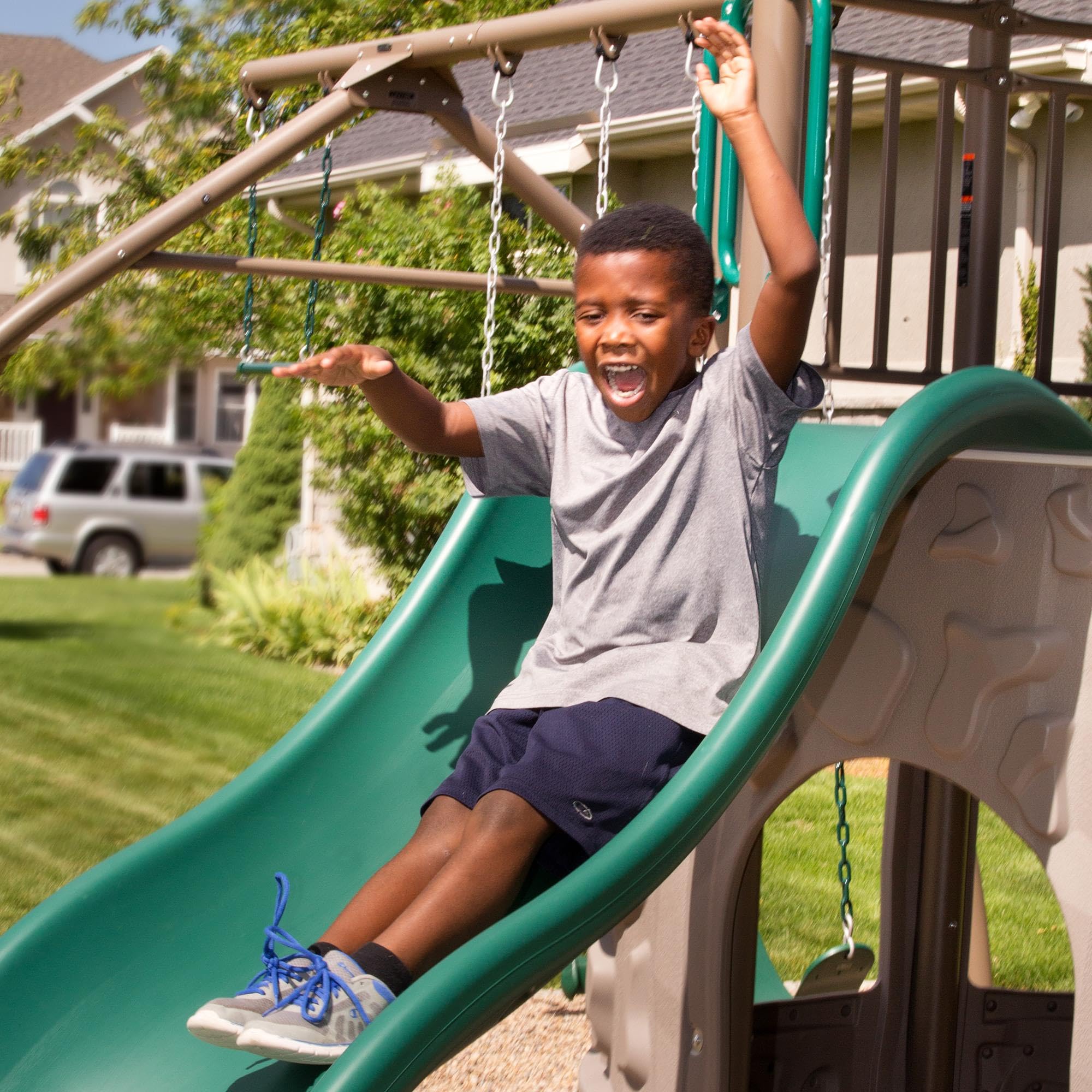 Adventure Tower Lifetime Swing Set Playset