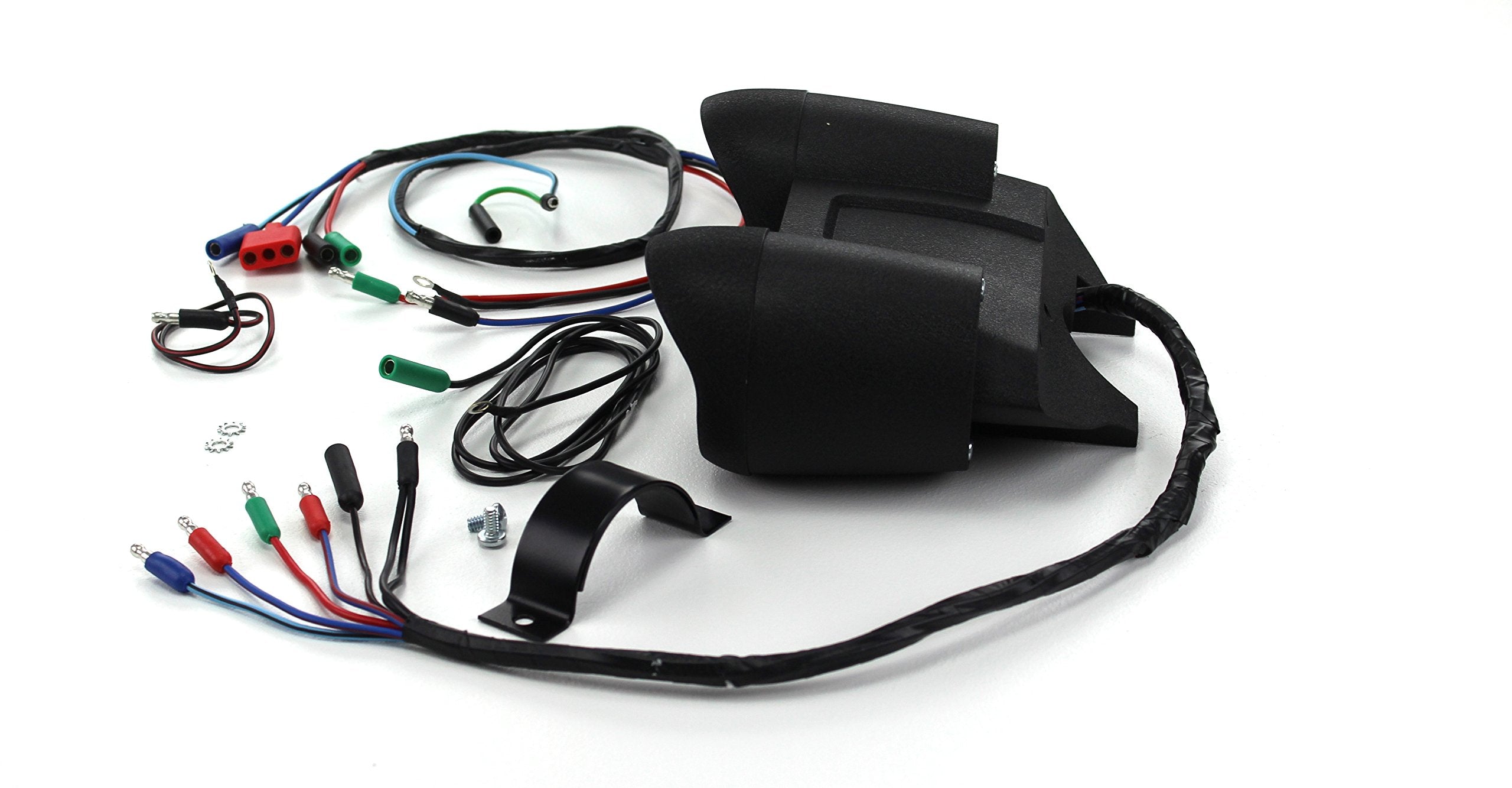 Scott Drake Black Housing Rally Pac (V8 Engines, 6000 RPM), Compatible with 1965 Ford Mustang, Model C5ZZ-10B960CBK