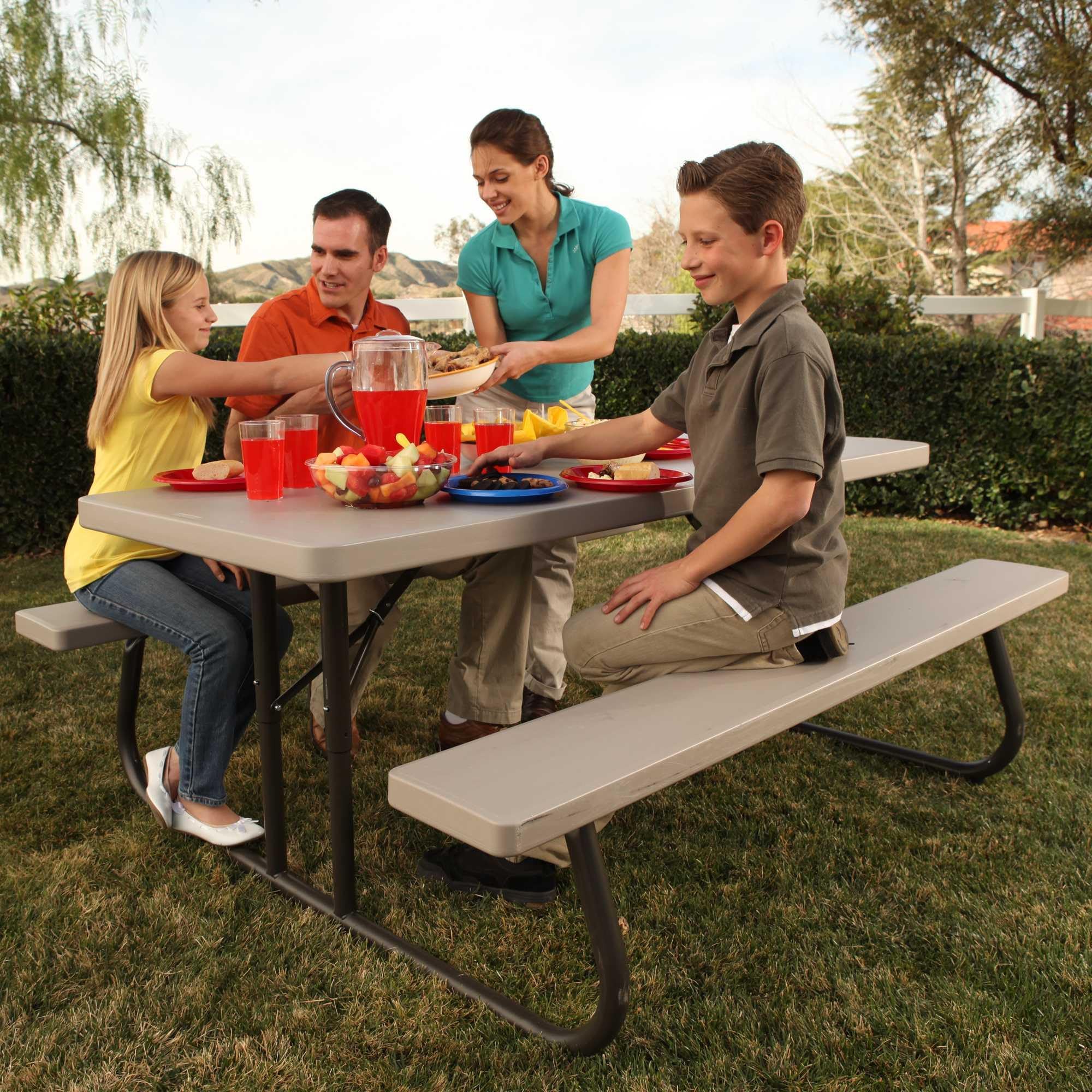 6-Foot Lifetime Folding Picnic Table