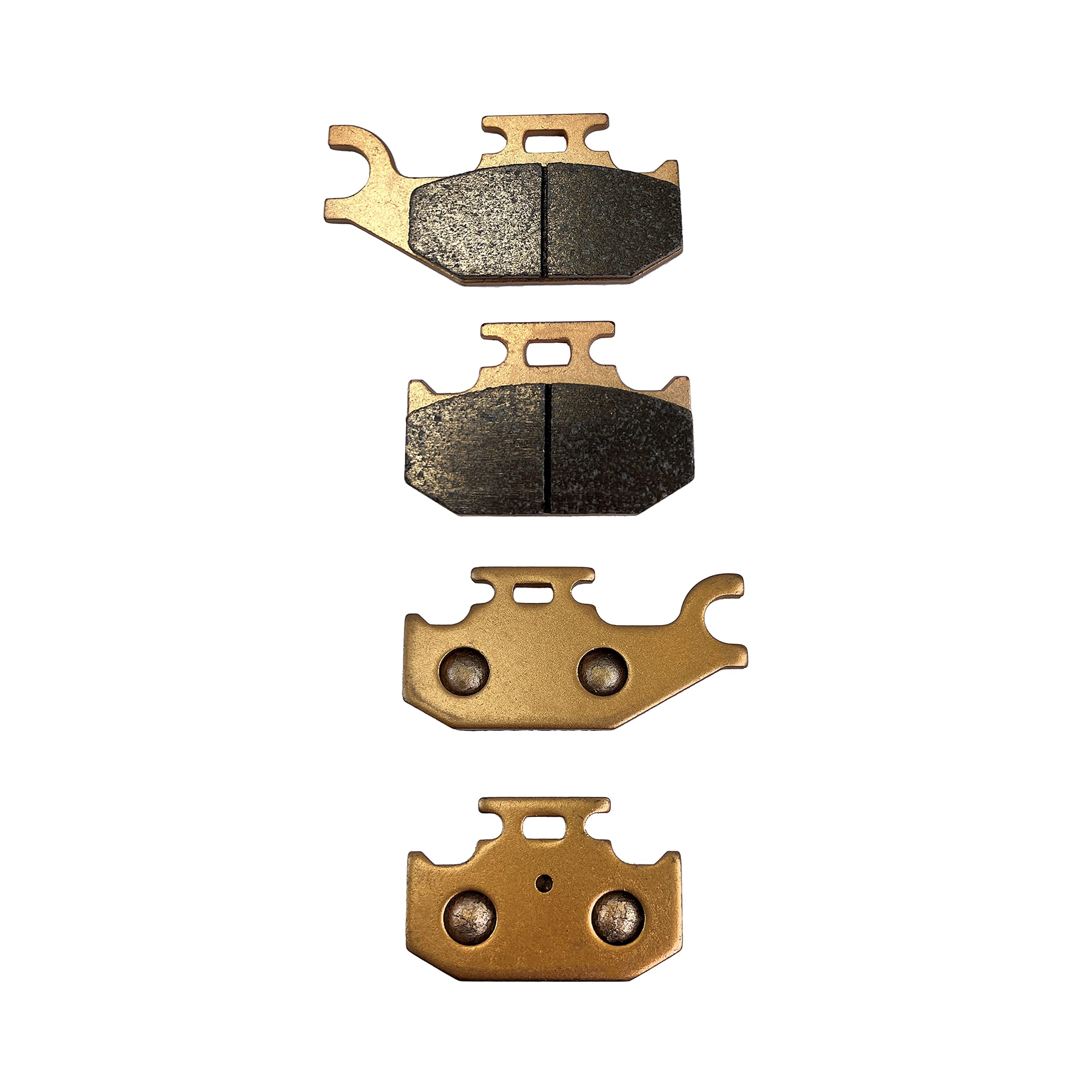 Demon Front Right Powersports Sintered Brake Pads for Suzuki KingQuad 400/450/500/750, Sintered Metallic Material For Better Grip, Reduced Brake Fade & Long Life (See Fitment Details in Description)