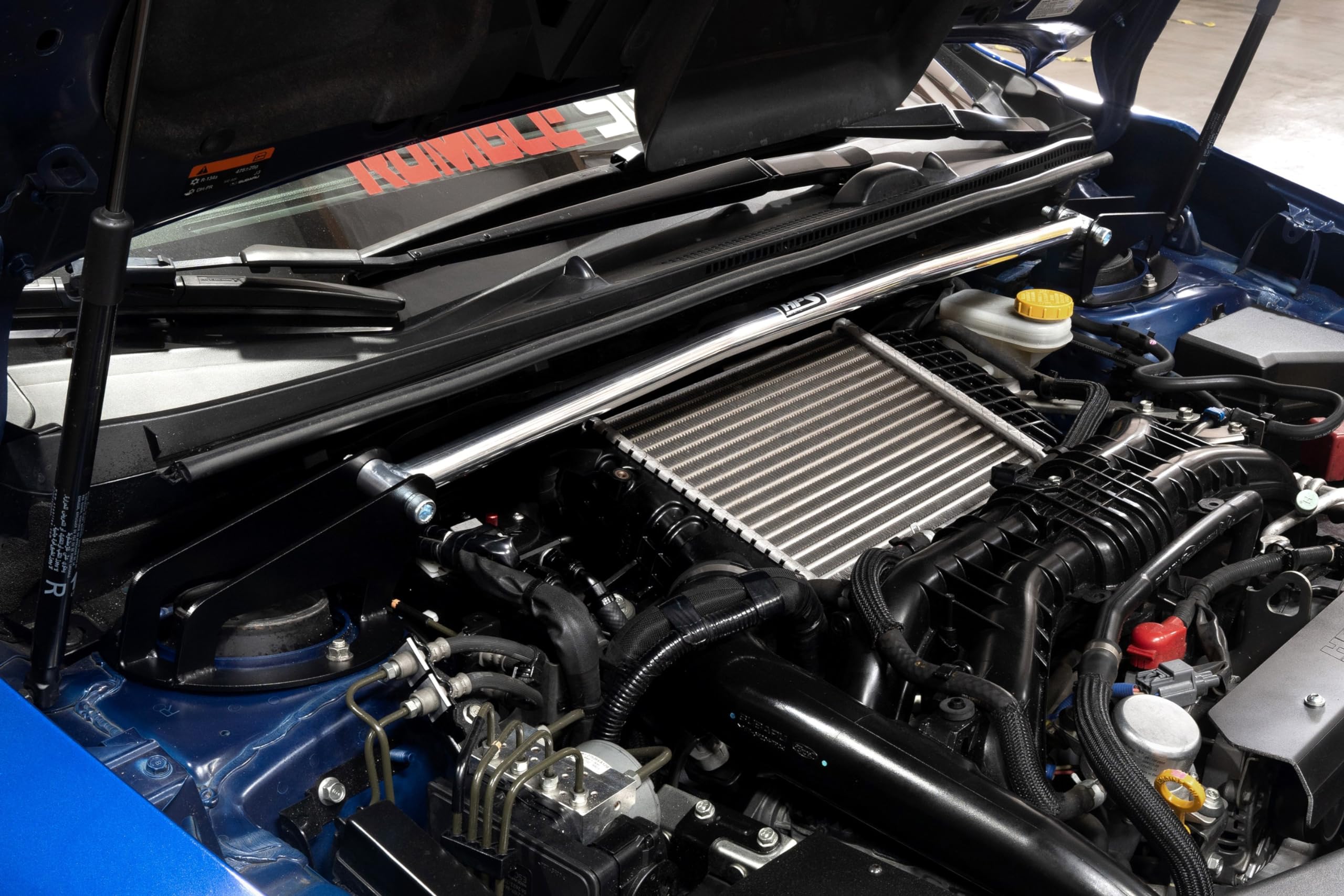 Front Strut Bar HPS Compatible for 2015-2021 Subaru WRX 2.0L WRX STI 2.5L, 42-116P