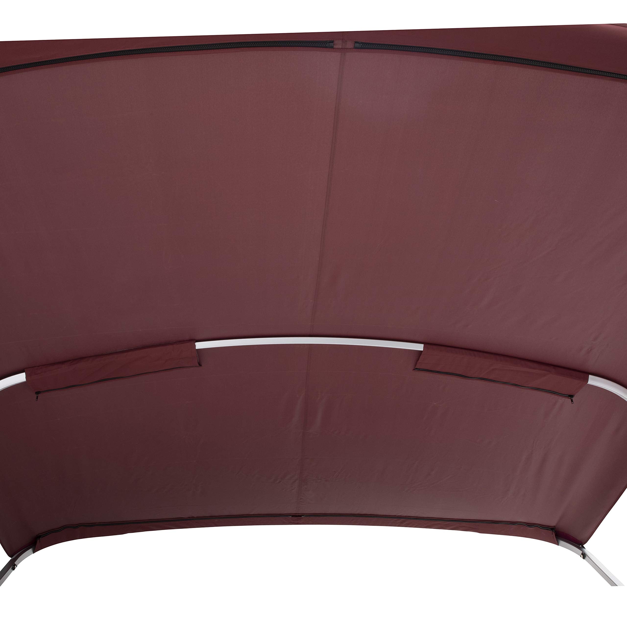 Bimini Replacement SureShade Canvas with Zippered Pockets | Burgundy Fabric 854014 Power