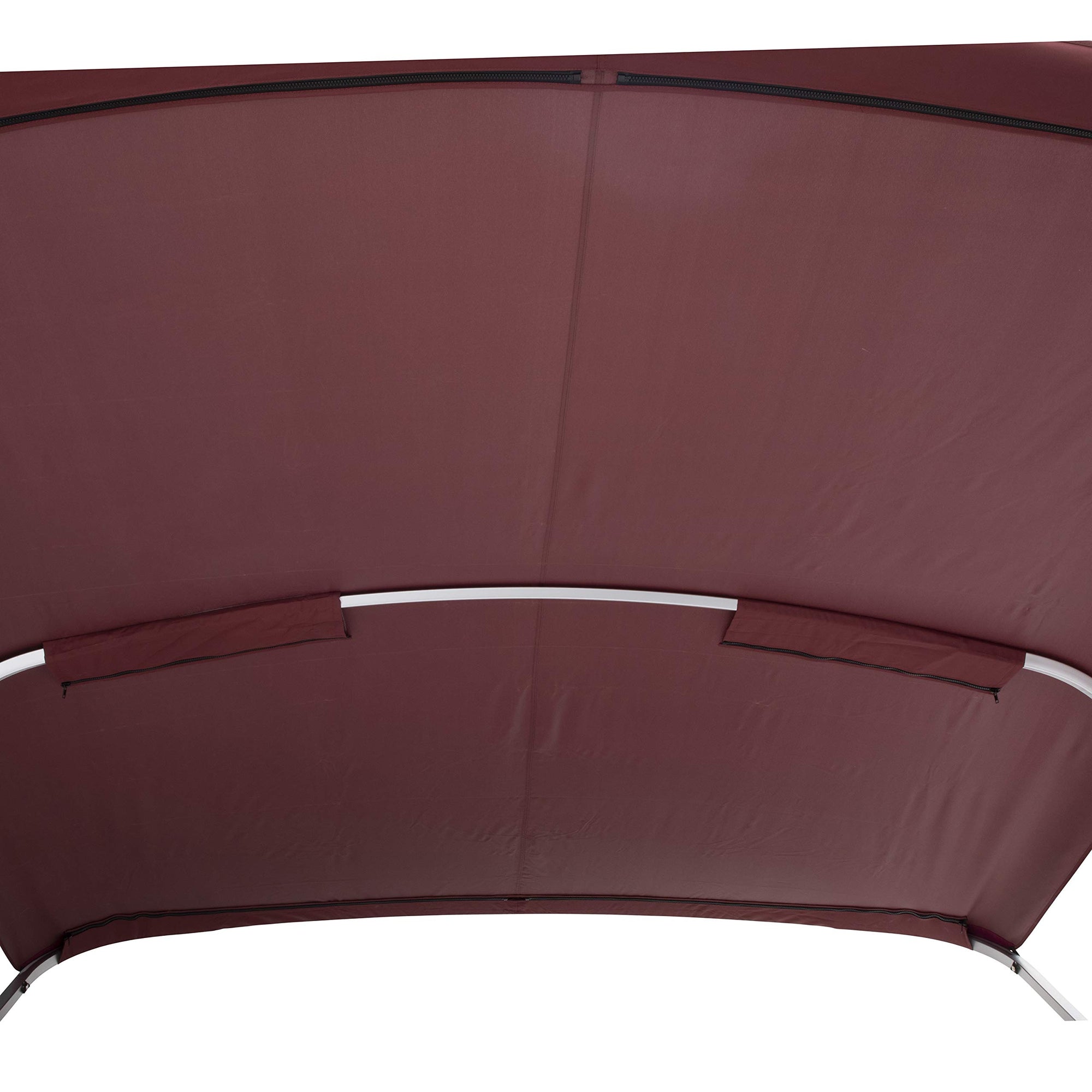 Bimini Replacement SureShade Canvas with Zippered Pockets | Burgundy Fabric 854014 Power