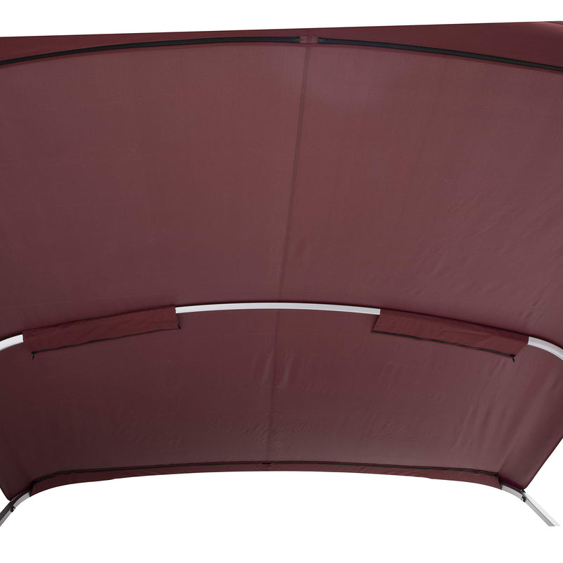 Bimini Replacement SureShade Canvas with Zippered Pockets | Burgundy Fabric 854014 Power
