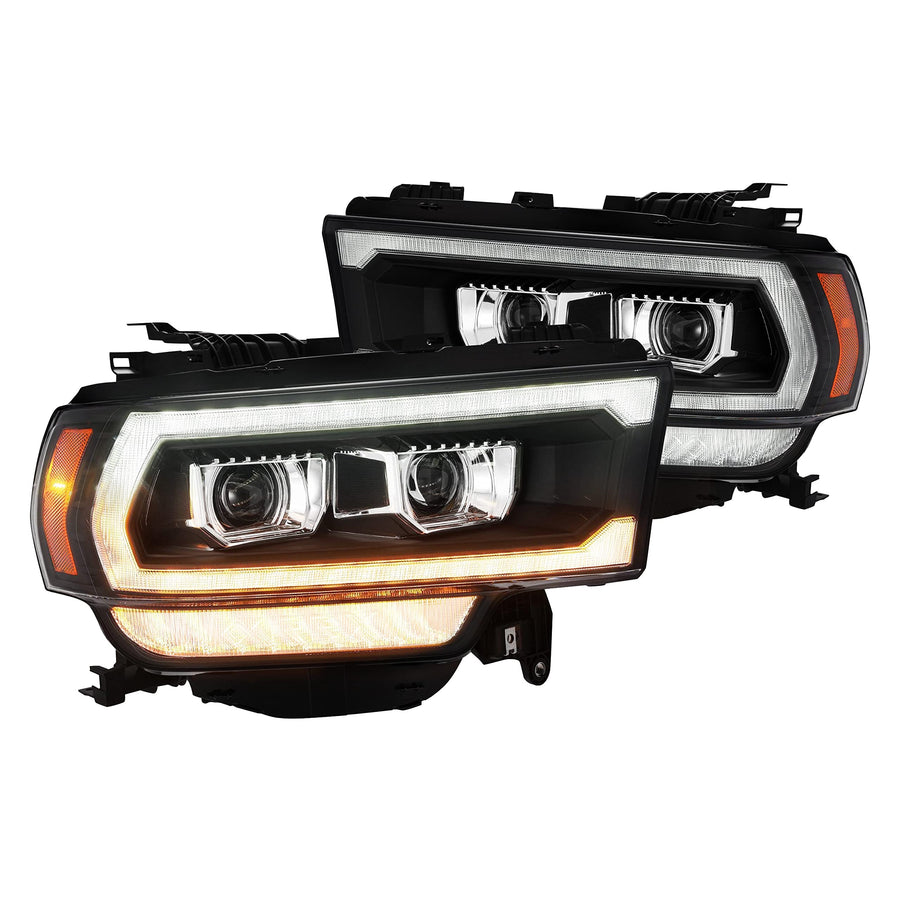 880550 AlphaRex USA LUXX Series LED Projector Headlights fits Ram 2500