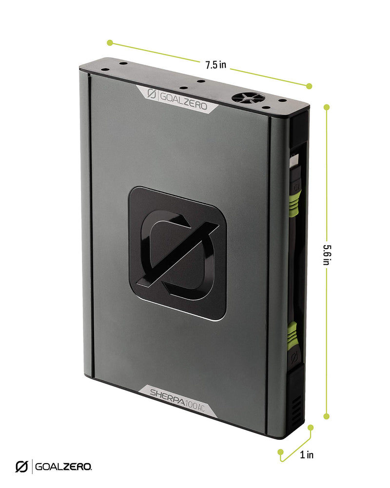 Goal Zero 100 AC Sherpa (Previous Generation) Portable Power Bank