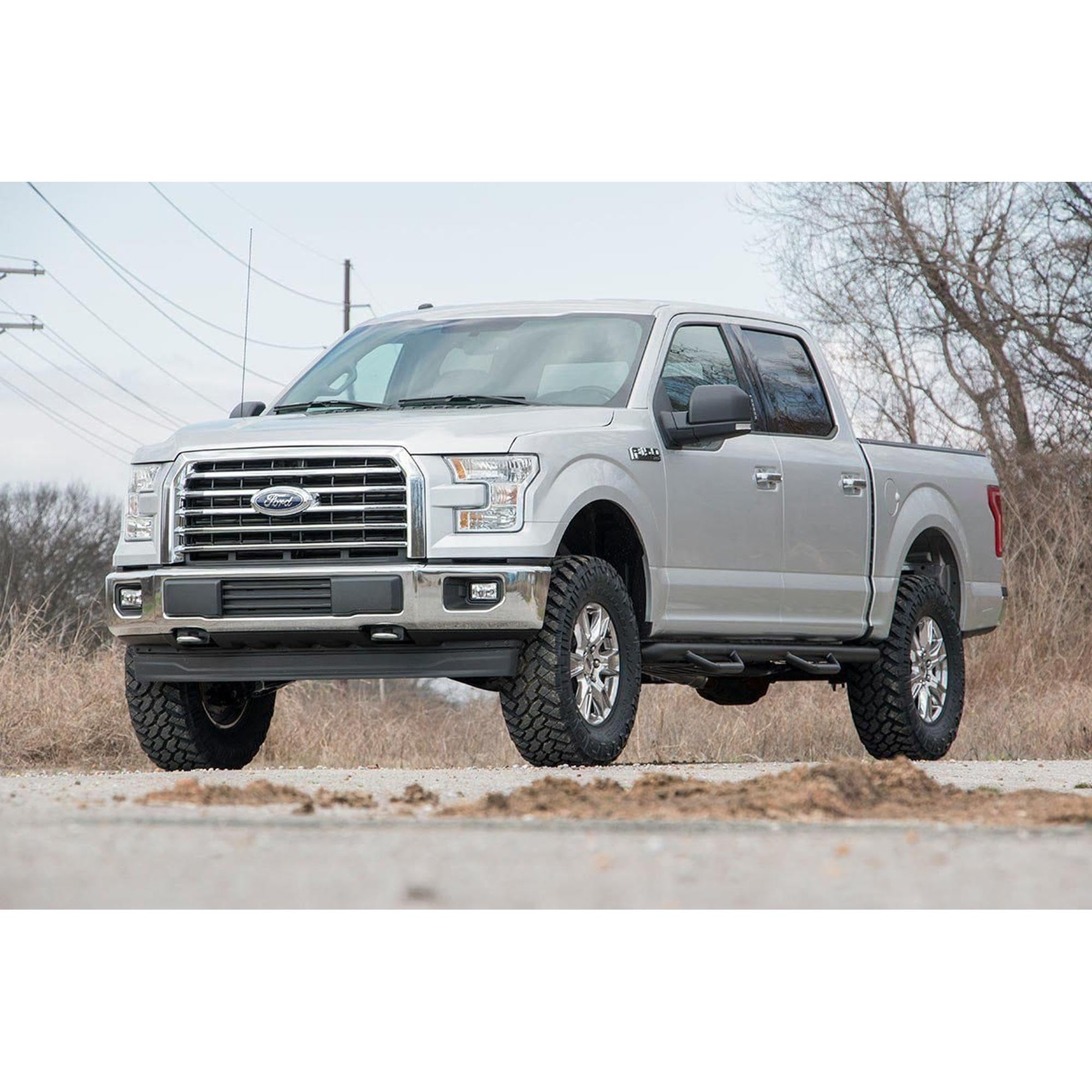 3" Rough Country Vertex Lift Kit w/V2 Shocks for 14-20 Ford F-150 4WD - 54557RED