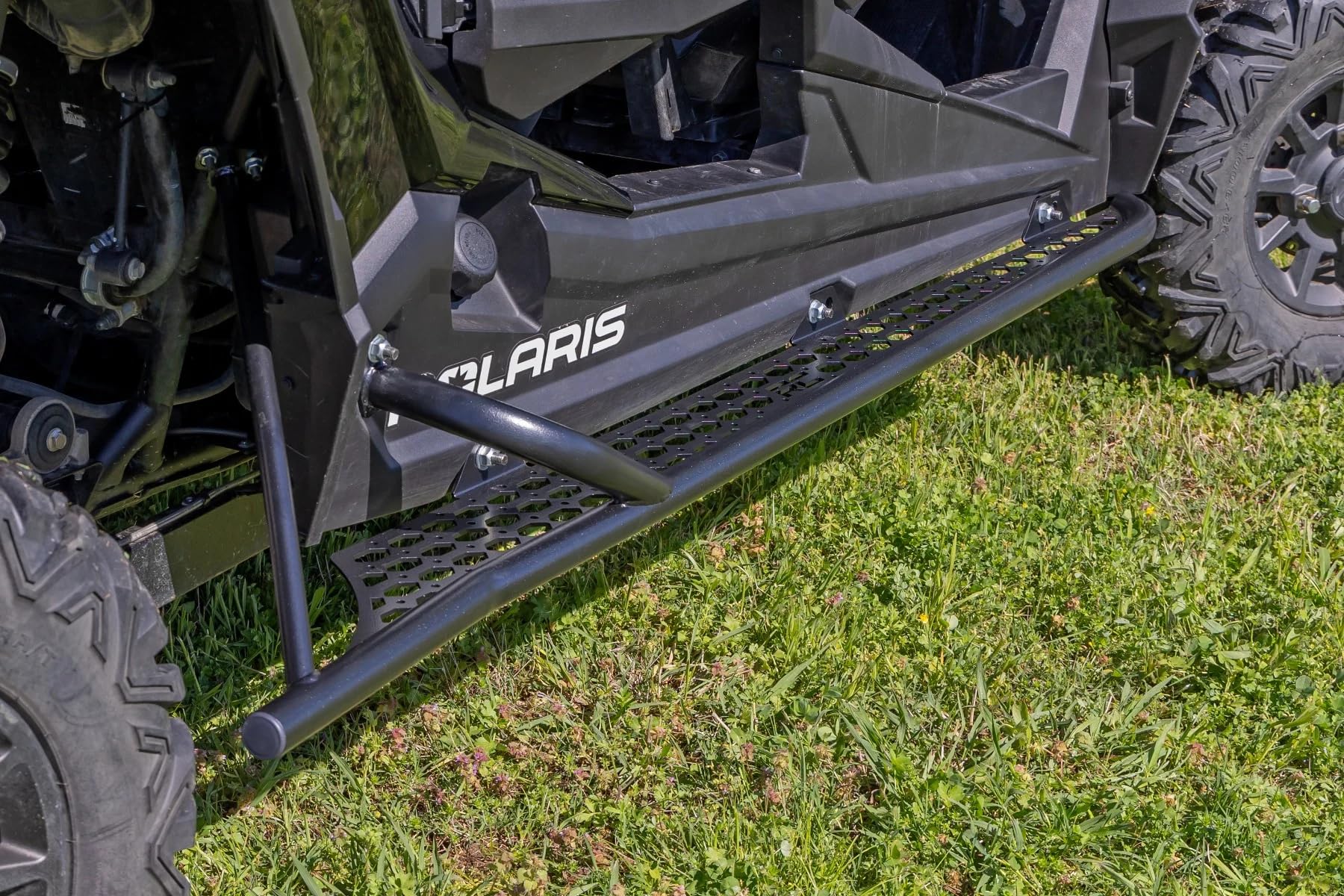 Rough Country Rock Sliders for RZR XP4 1000 Polaris (2019-2023) - Fits 4-Seater Models, Protects UTV from Rocks, Trees, Debris
