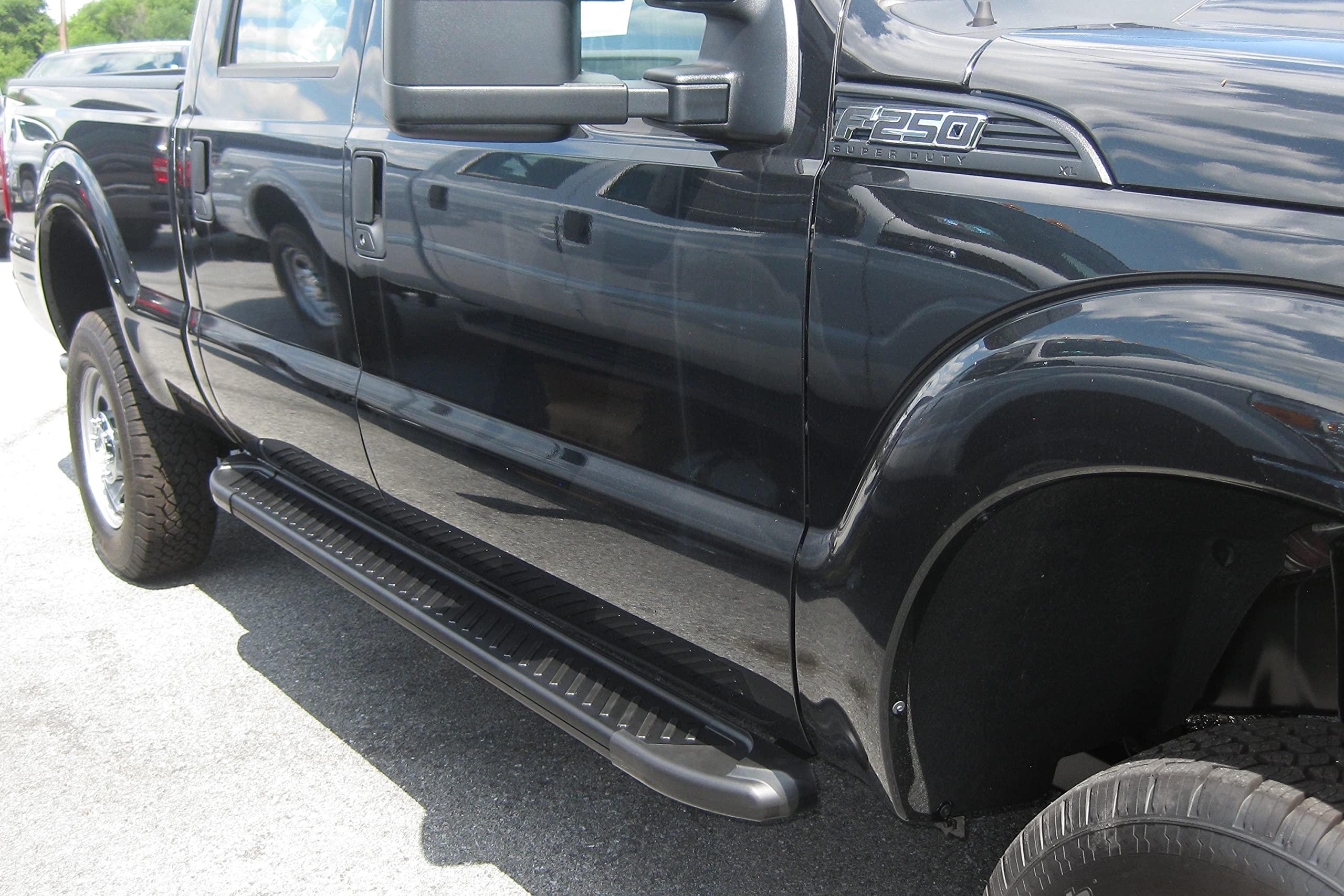 Black RAL-T Romik Running Board for Ford 62351419