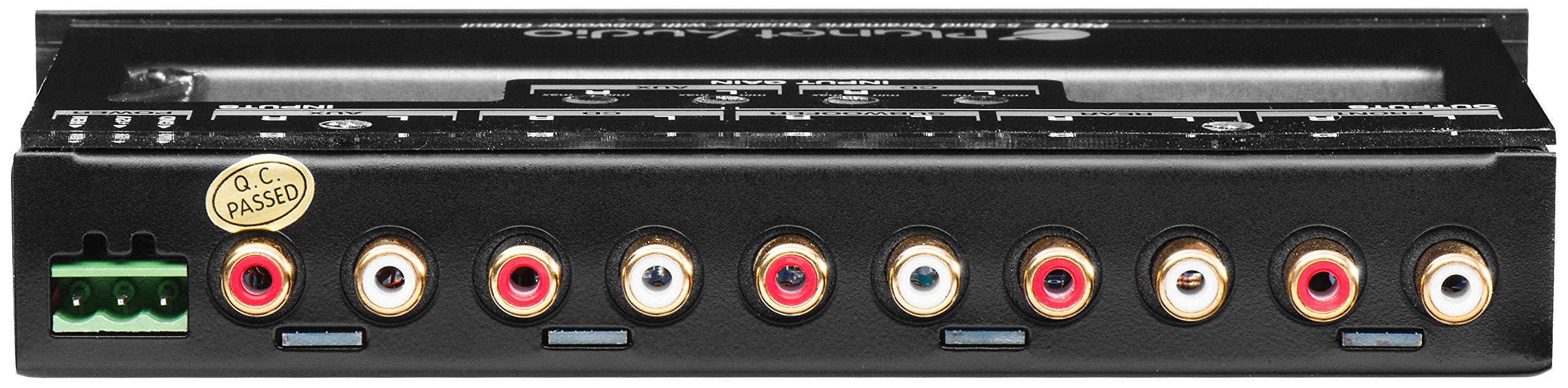 5 Band Planet Audio PEQ15 Car Stereo Equalizer - Half Din, Subwoofer Output with Adjustable Filter, Fixed Bands, Remote Subwoofer Control