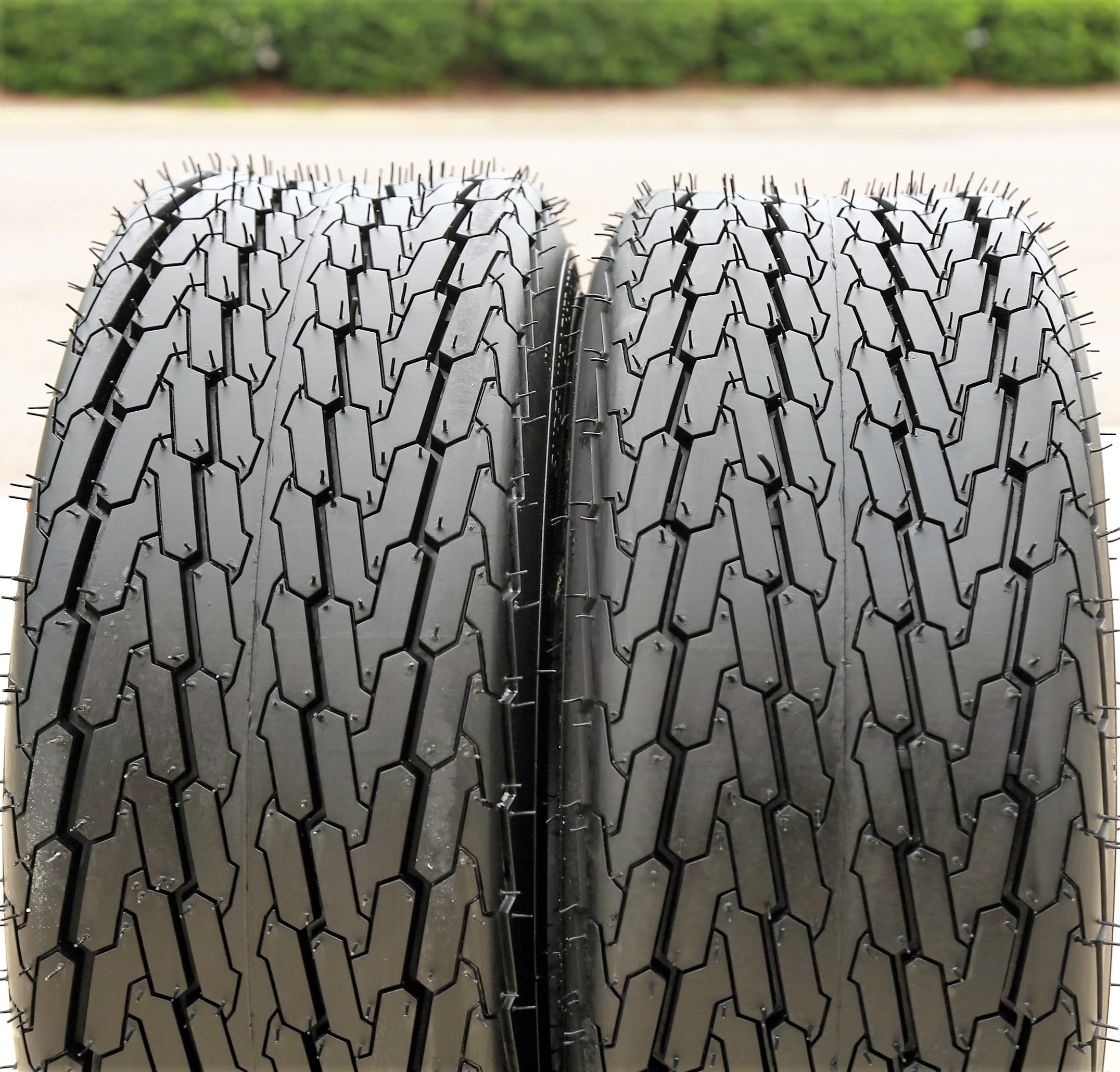 Premium Forerunner QH503 Boat Trailer Tire-16.5X6.50-8ST 16.5X6.50X8 Load Range C LRC 6-Ply BSW Black Side Wall
