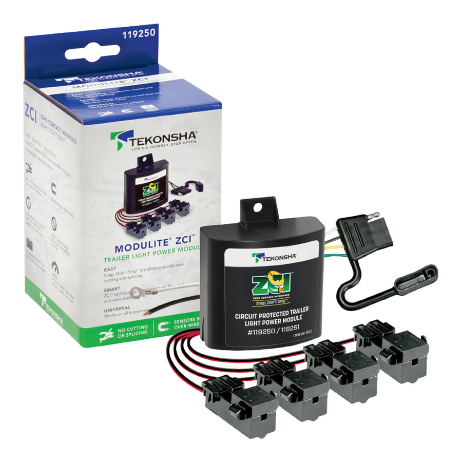 Tekonsha ZCI 119250 Zero Contact Interface Universal ModuLite, Works With PWM or Multiplexed Systems Requiring 2 or 3 Wire Hookup
