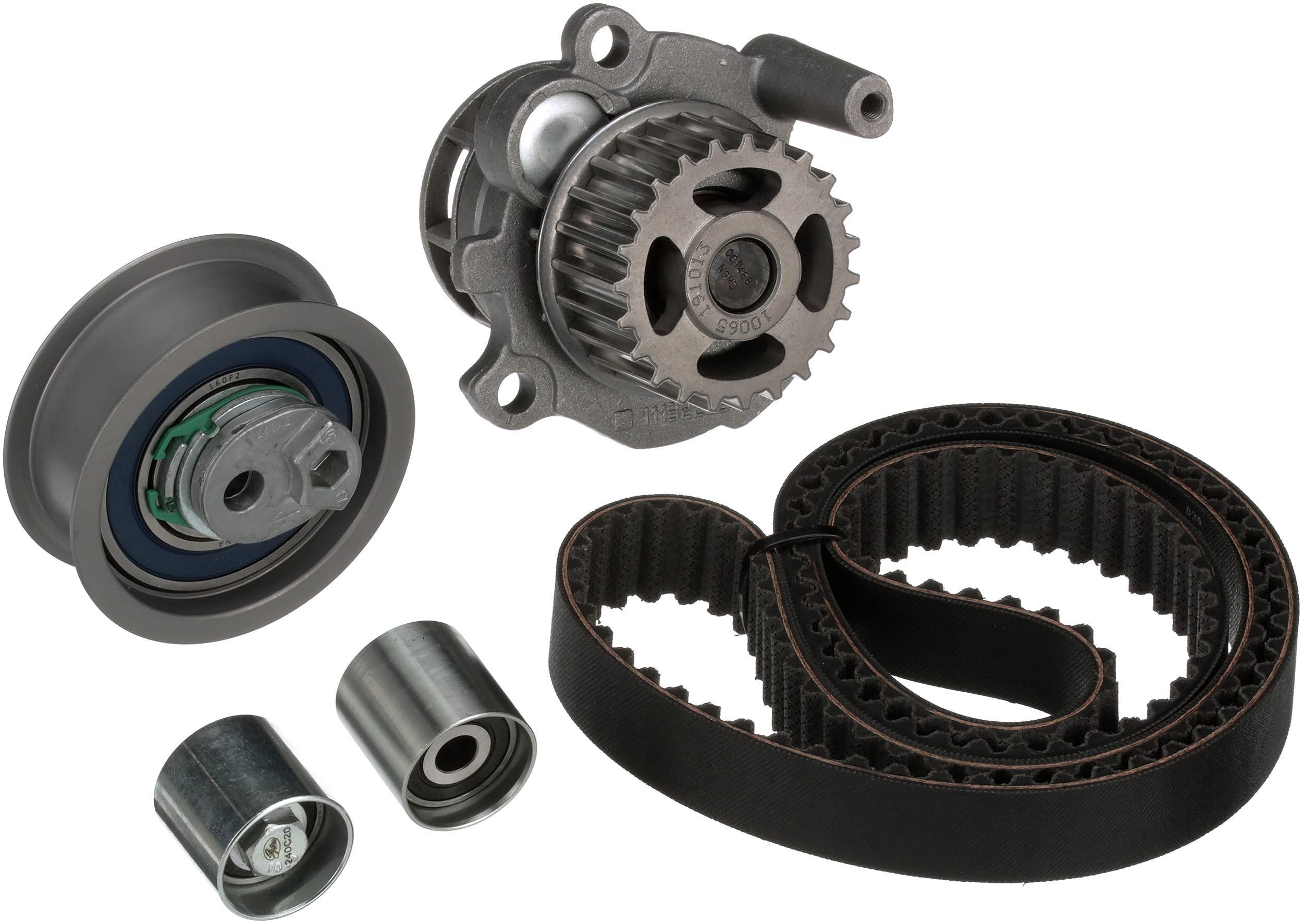 Gates PowerGrip TCKWP334M Premium Timing Belt Component Kit with Water Pump