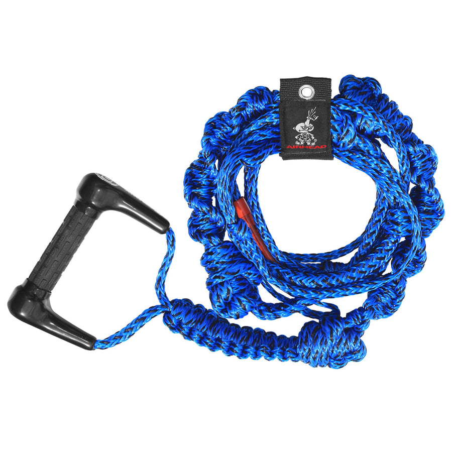 Spiral Braid Airhead Wakesurf Rope, 3 Sections, 16-Feet