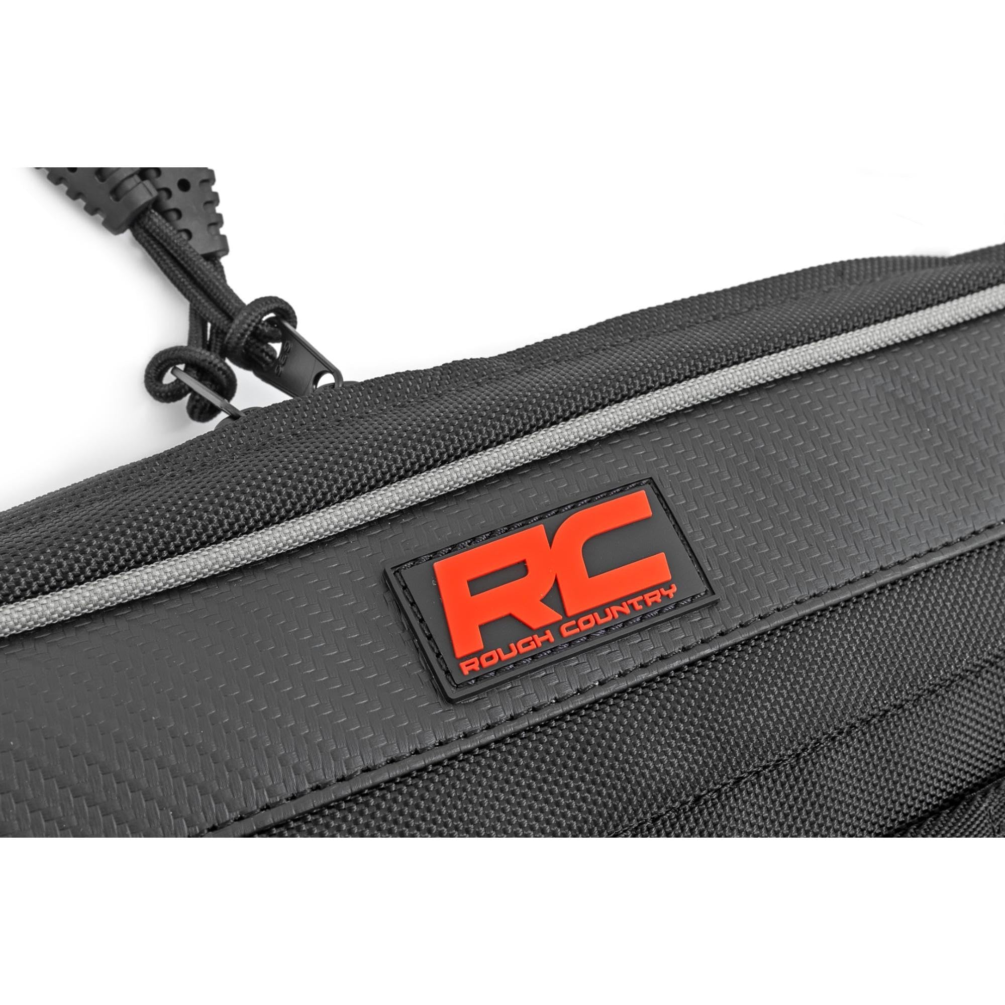 Front Door Storage Bags Rough Country for Polaris RZR XP (2024–2025) – Pair, 1680D Water-Resistant UTV Door Bags w/Knee Pads & Drink Holders