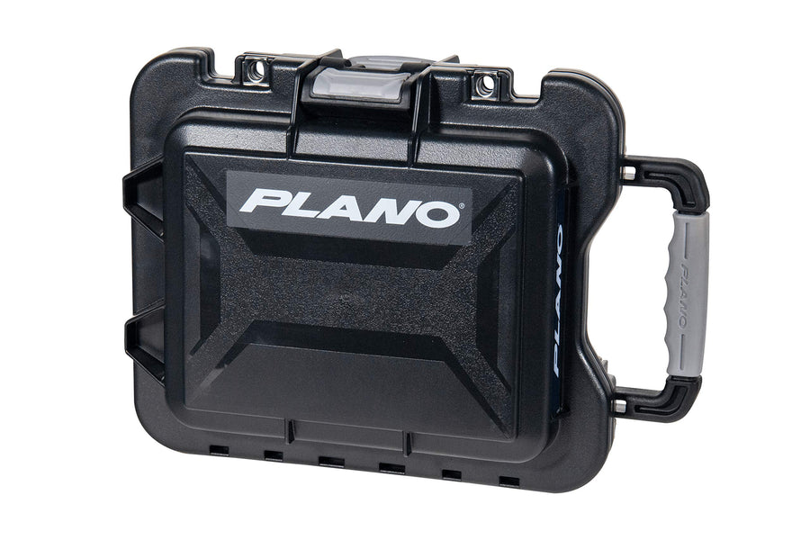 Plano Element Field Locker Medium Pistol Case, Black with Gray Accents, Premium Gun Storage, TSA Approved Firearm Storage Travel Case, Waterproof and Dustproof Protection