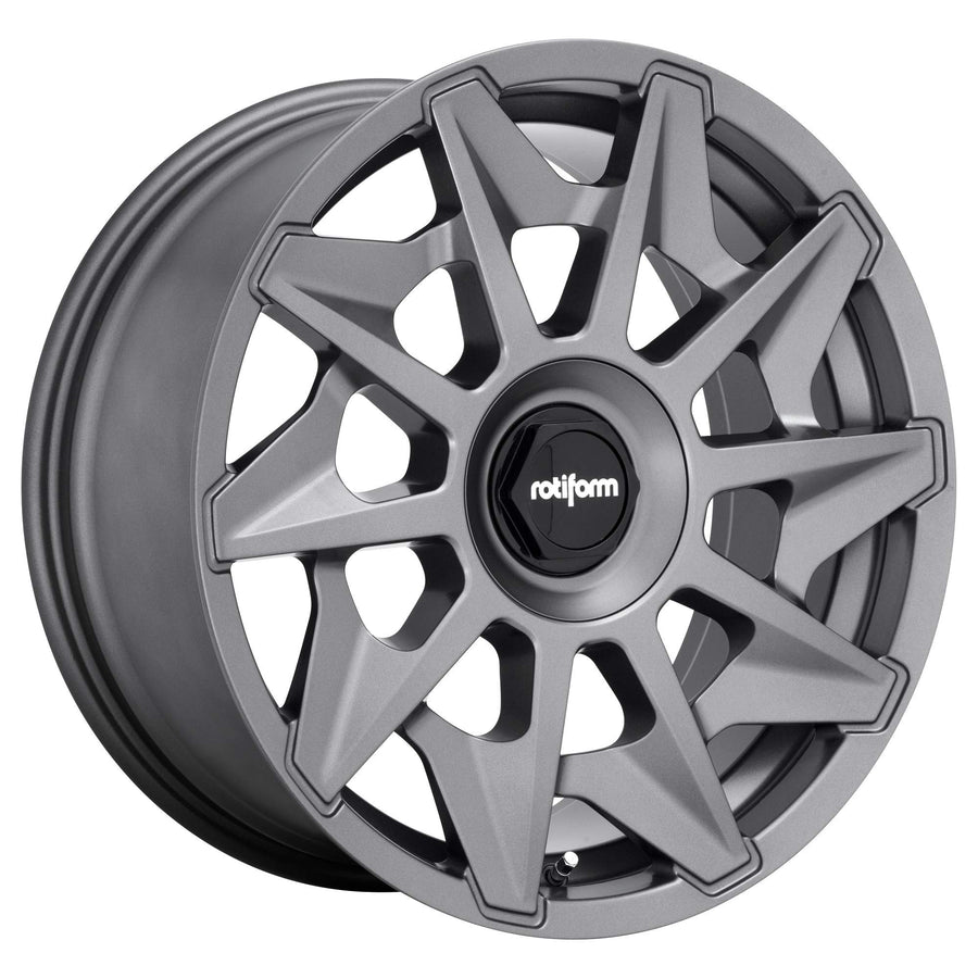 19x8.5 Rotiform cvt 5x112 45et 66.56mm matte anthracite wheel