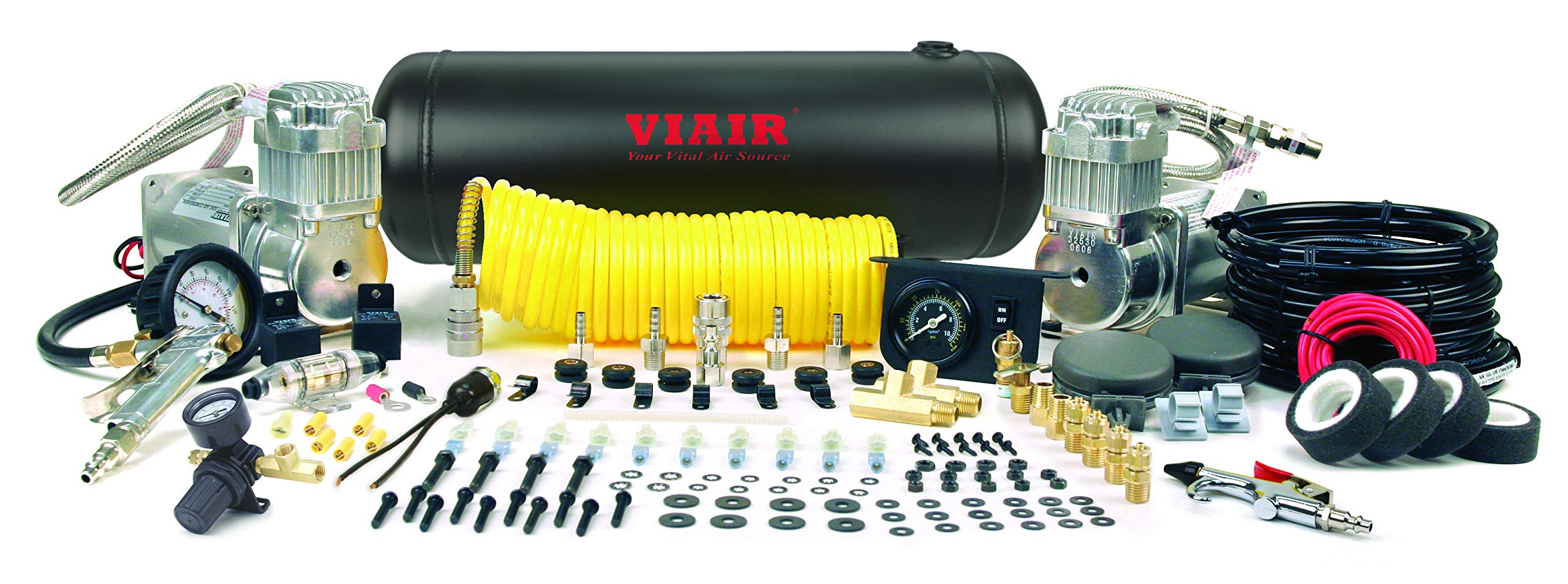 X'treme Duty VIAIR Onboard Air System, Dual Compressor, P/N 10009