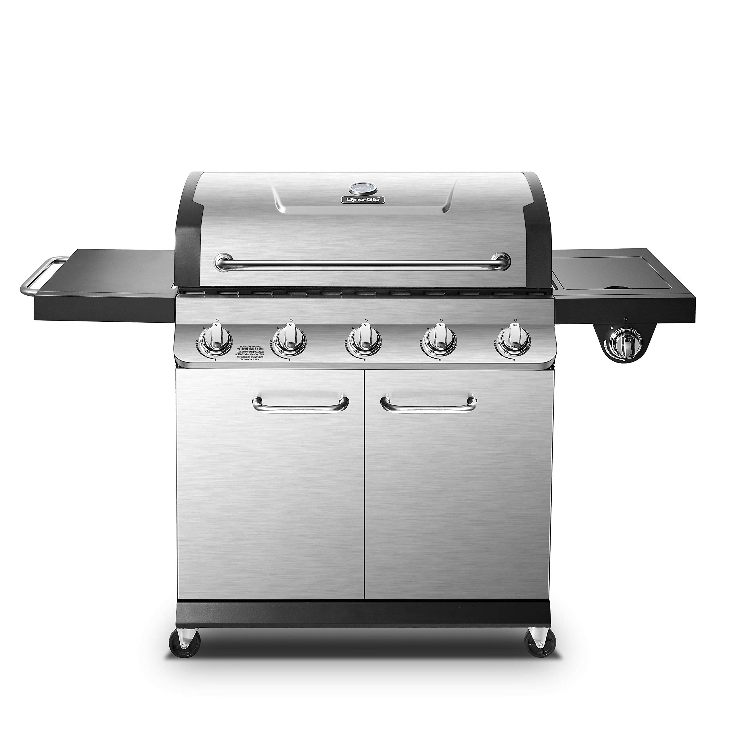 Dyna-Glo Premier DGP552SSP-D 5 Burner Propane Gas Grill, Stainless