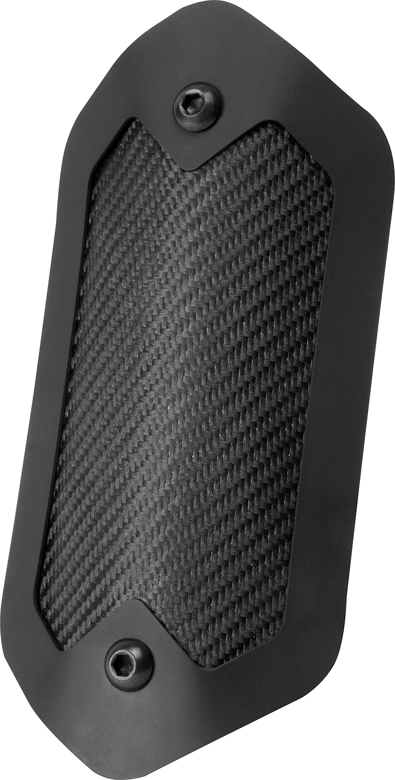 Flexible Black Onyx Design Engineering 010926 3.5" x 6.5" Heat Shield with Metal Trim Ring