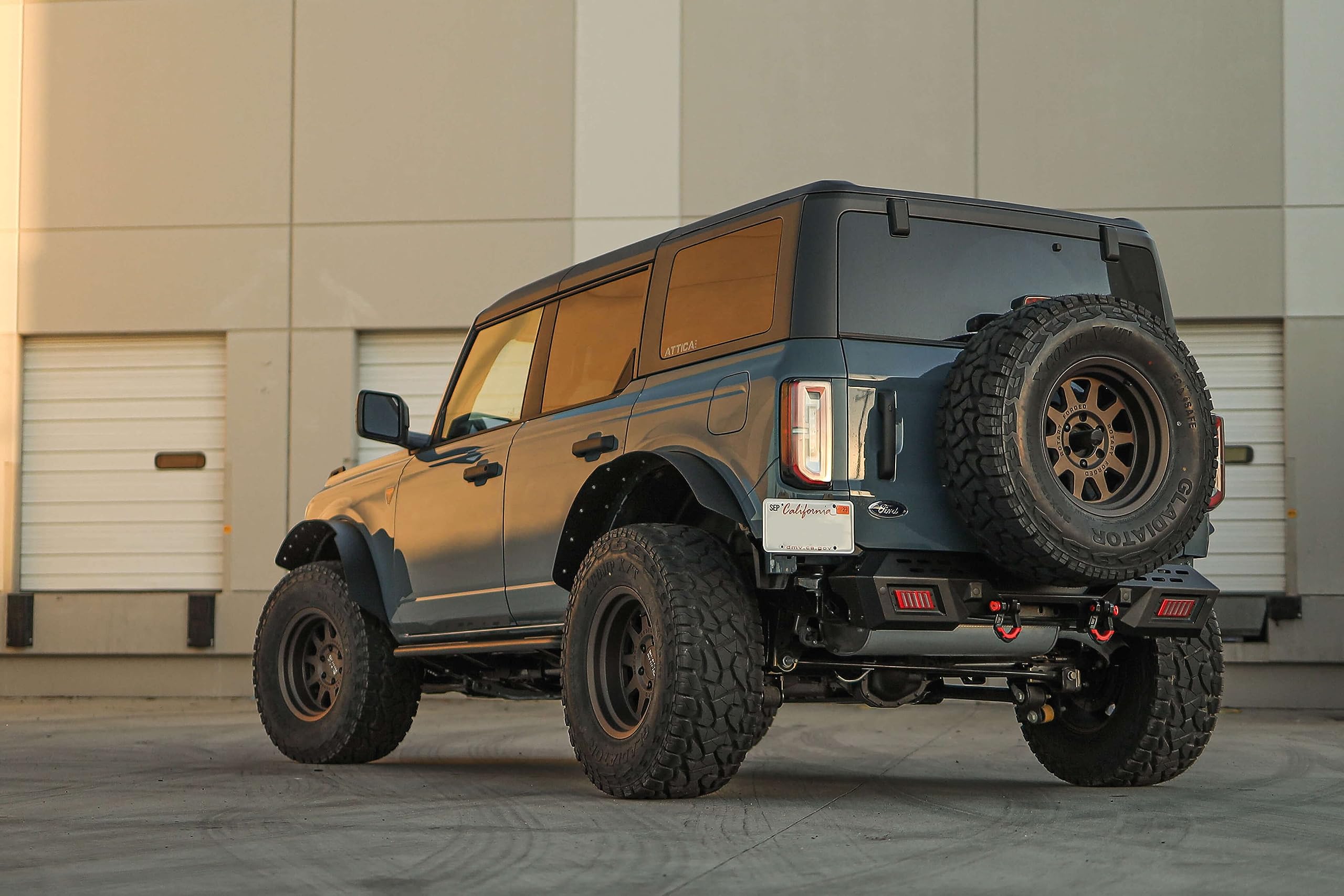 Cobra Tek - Rear Fender Flares Attica4x4 Terra Series | Compatible with Ford Bronco (2021-2023) | Durable Steel | Easy Installation | Off-Road Style and Protection.