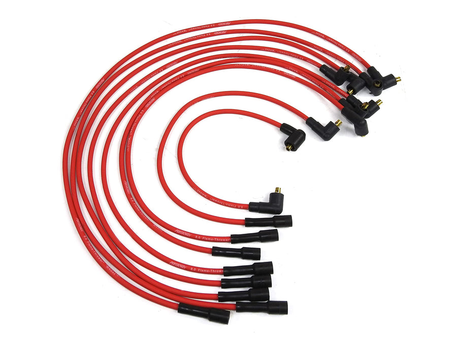 8MM Pertronix 808430 Wires, AMC Custom Fit Red 8MM Spark Plug Wires for AMC Custom Fit (Red)
