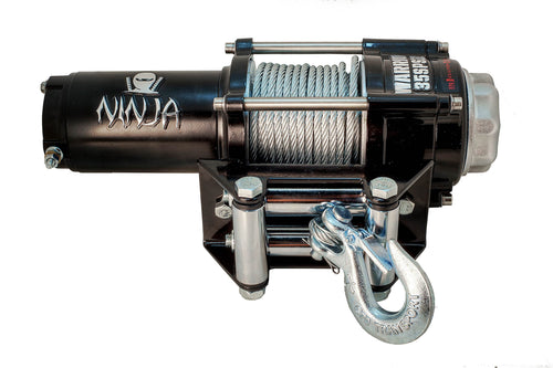 Ninja DK2 Warrior Winches C2500N ATV/UTV Electric Winch with Steel Cable - 2,500 lbs Rated Load Capacity