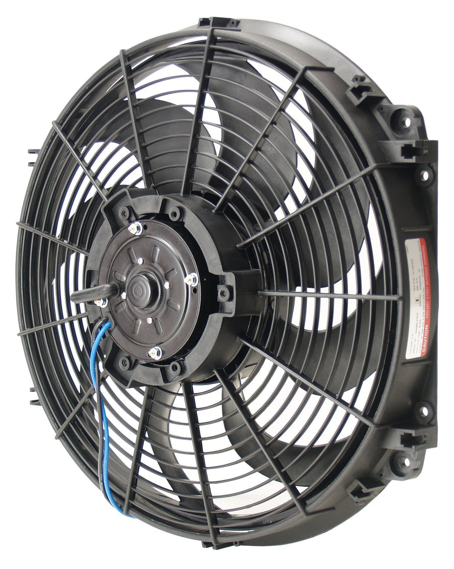 16" Derale Tornado Electric Puller Fan, Premium Mounting Kit