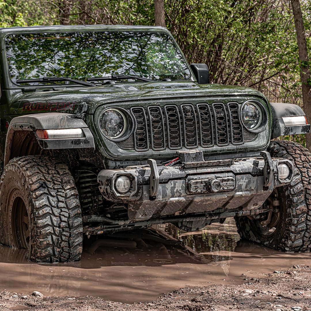 Go Rhino Traction Recovery RealTruck | 10K Winch - Universal Fitment | XG-W10000KB