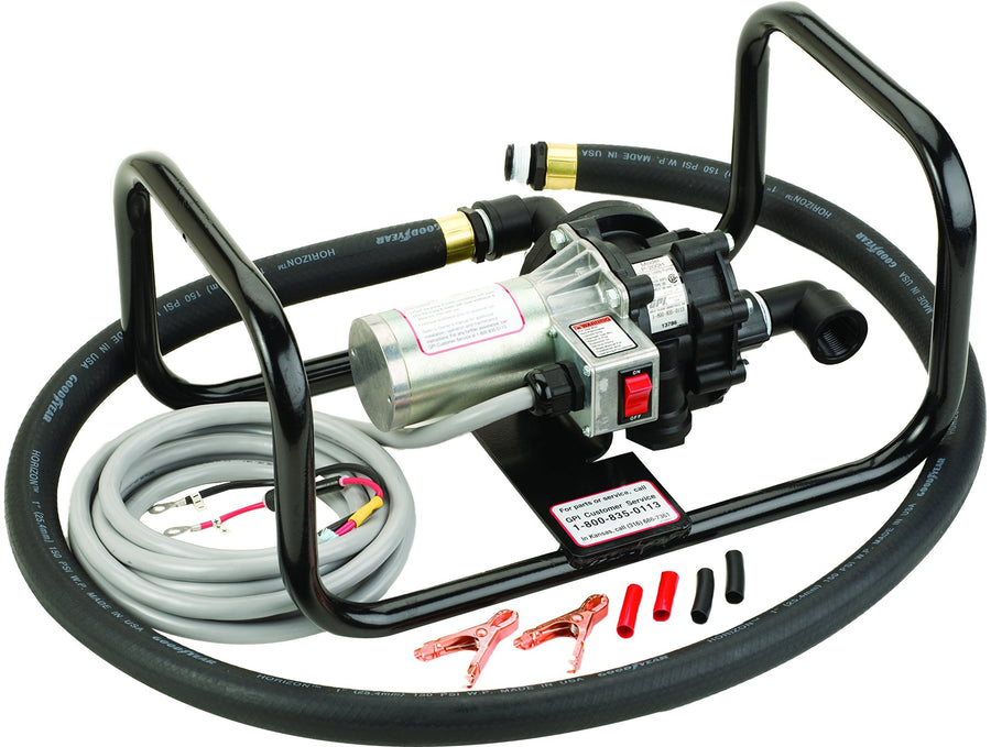 P-200H-TAP GPI 118602-10 Plastic Chemical Pump, 8 GPM, 12-VDC, Tote-A-Pump