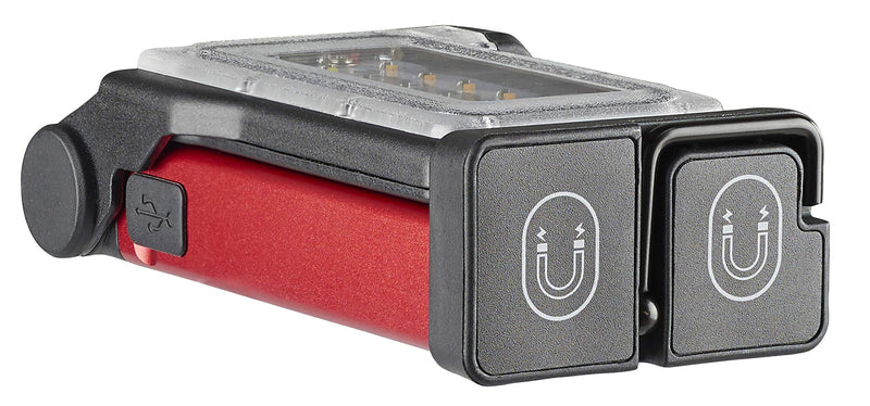 Flipmate Streamlight 61501 500-Lumen USB Rechargeable Multi-Function Compact Work Light, Red