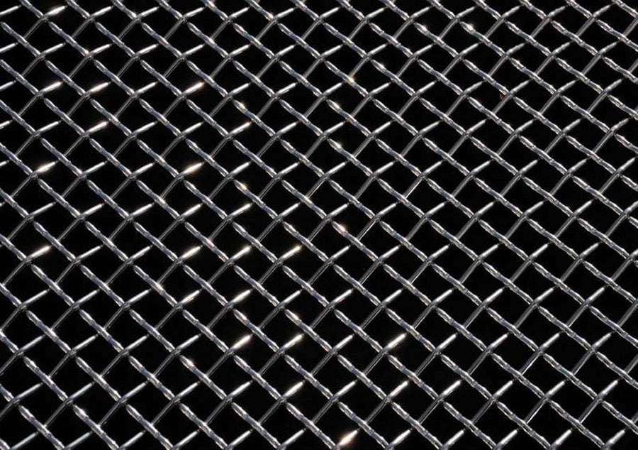 12" x 40" Stainless Steel Polished T-Rex 54009 Flat Wire Mesh
