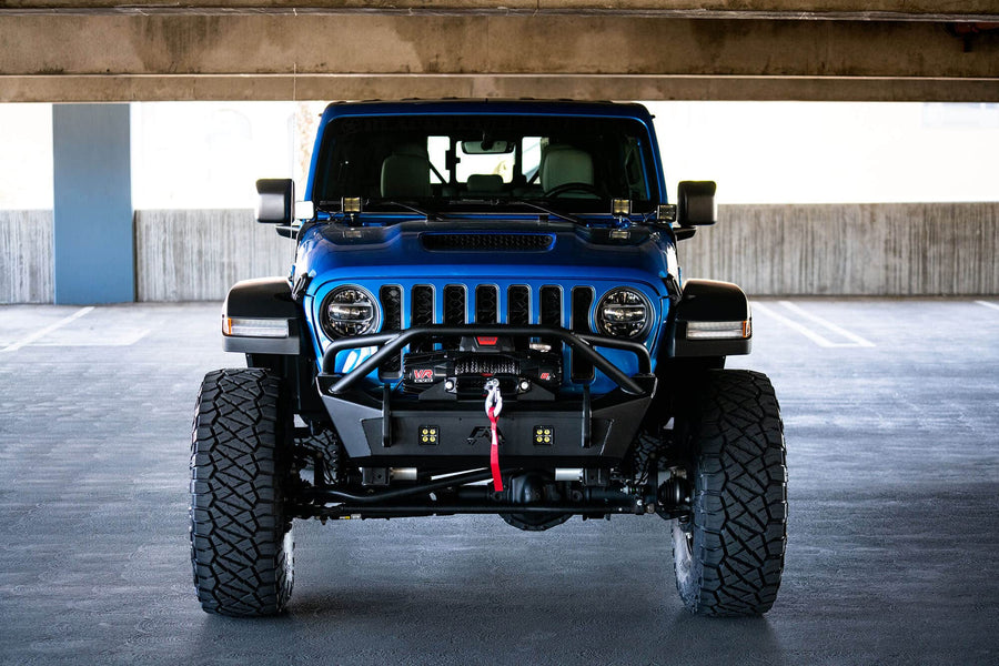 Dual LED Pod Light Mounts for Wrangler JL Rubicon 392 2020-2025 & Gladiator JT Mojave Edition | A-Pillar Mounted | Mounts 2 Light Pods Per Side | Driver & Passenger Side Pair | DV8 Offroad