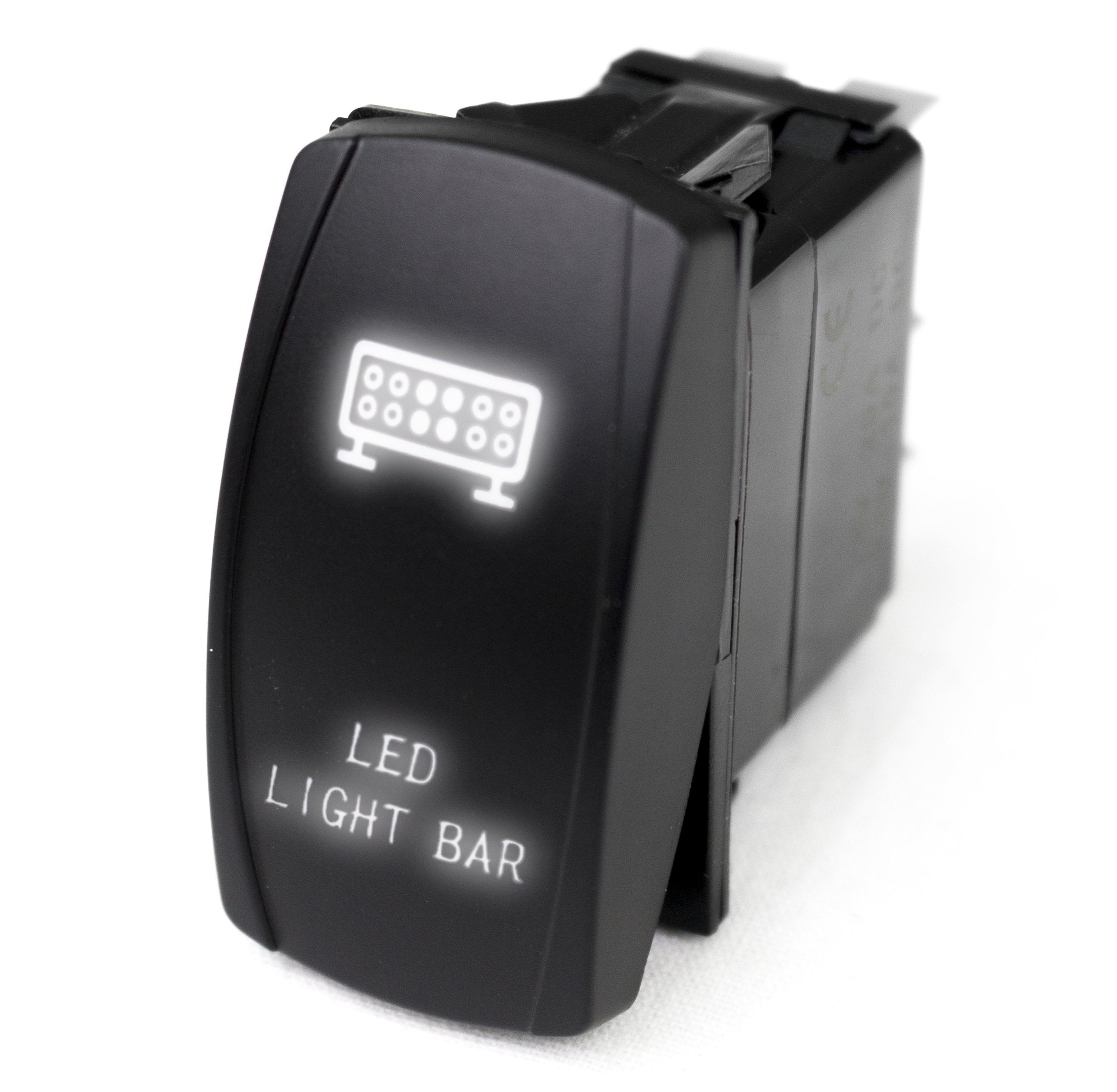Rocker Switch Race Sport Lighting RSLJ10W w/White LED Radiance (LED Light Bar)
