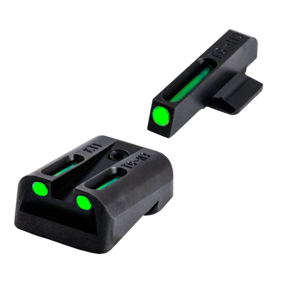 TFO Tritium & Fiber-Optic Sight TRUGLO | Durable Snag-Resistant Green Front & Green Rear Night Sight, Compatible with Kimber 1911 Models with Fixed Rear Sight (Excluding Micro Series)