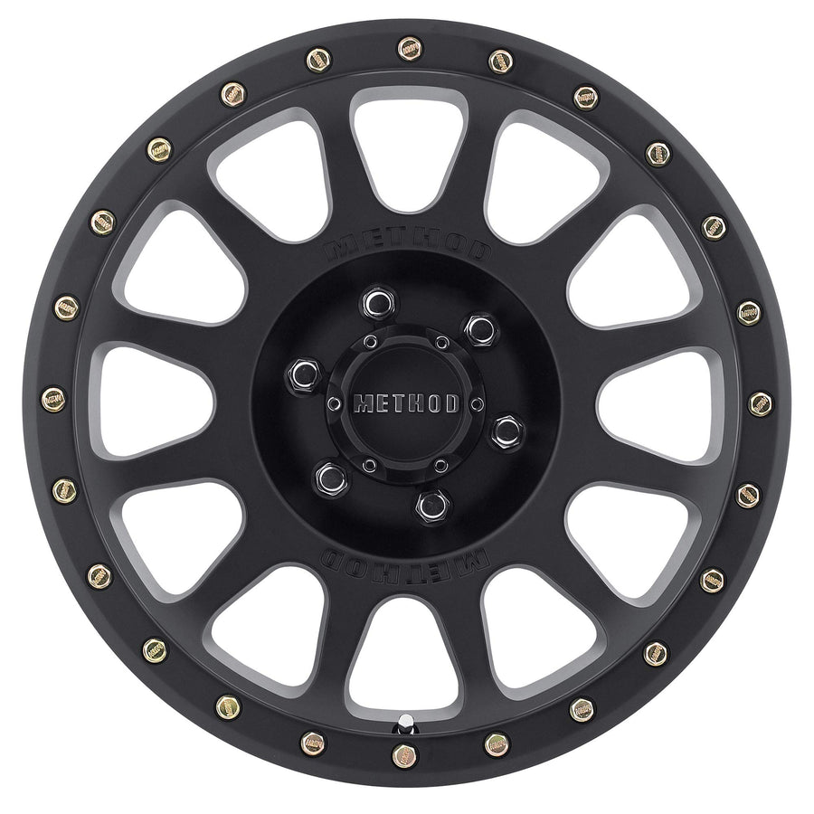 305 NV Method Race Wheels Matte Black 16x8" 6x5.5", 0mm offset 4.5" Backspace, MR30568060500
