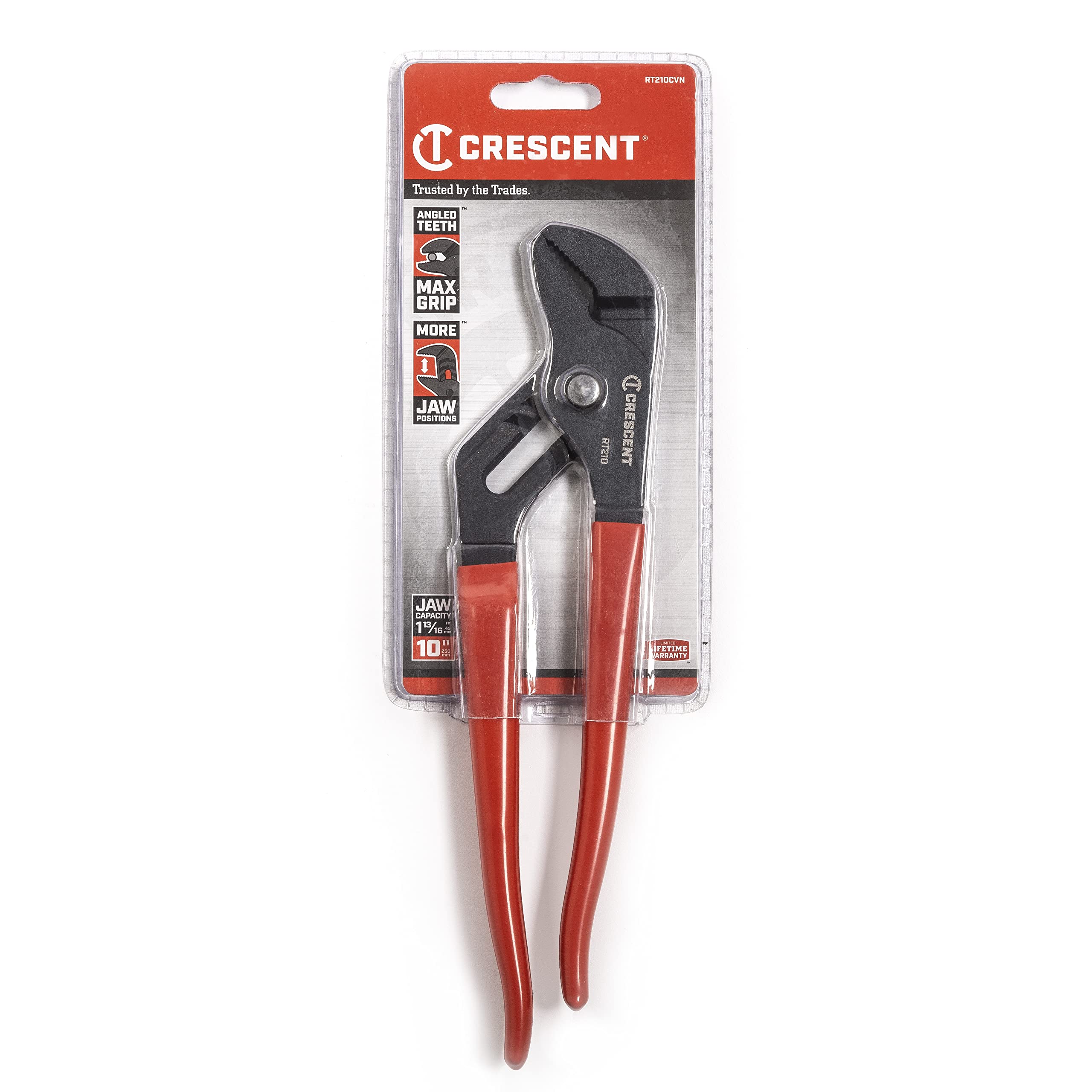 Tongue and Groove CRESCENT, Straight Jaw Pliers - RT210CVN-05