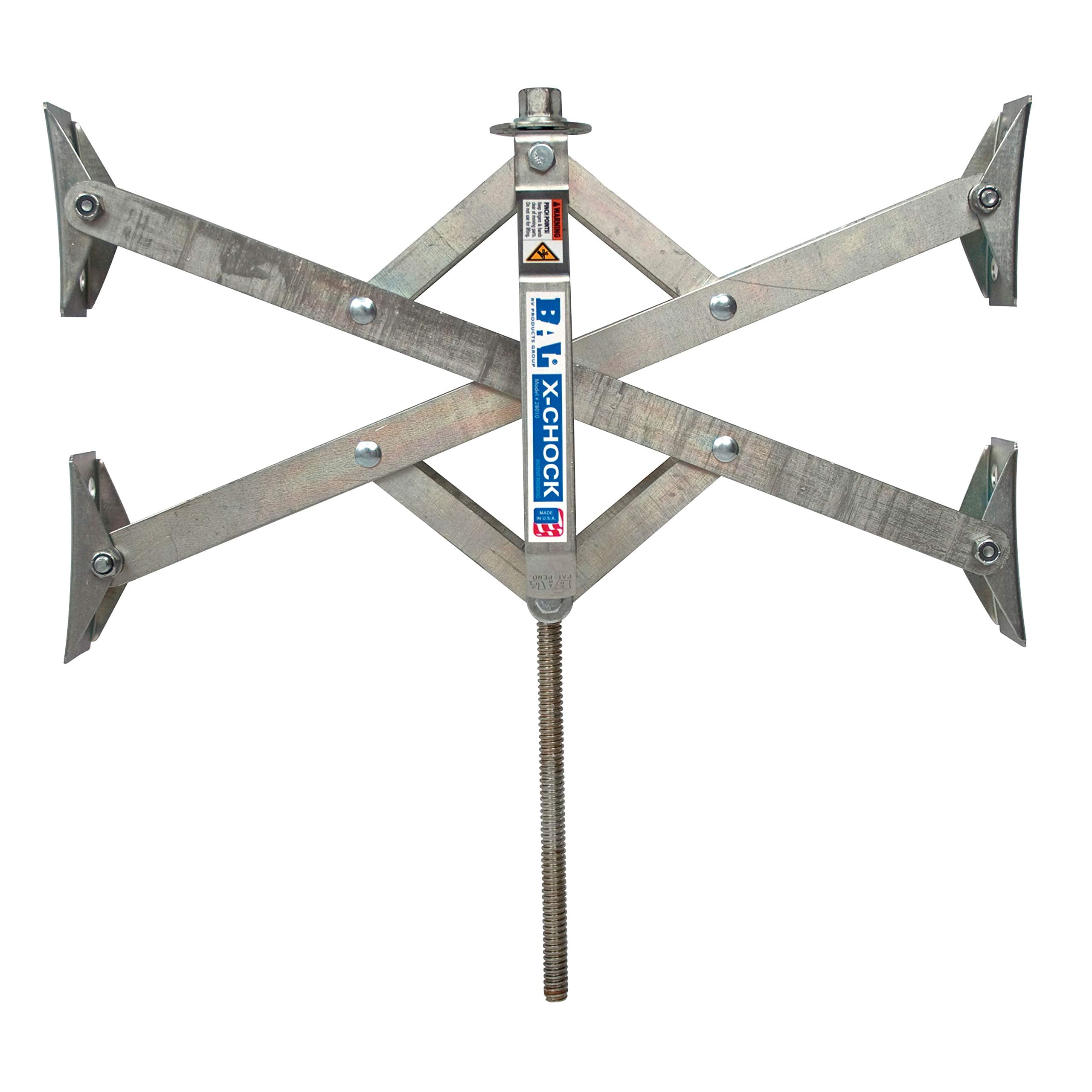 X-Chock BAL 28014 Tire Locking Chock - Extended (0149.1058), Silver