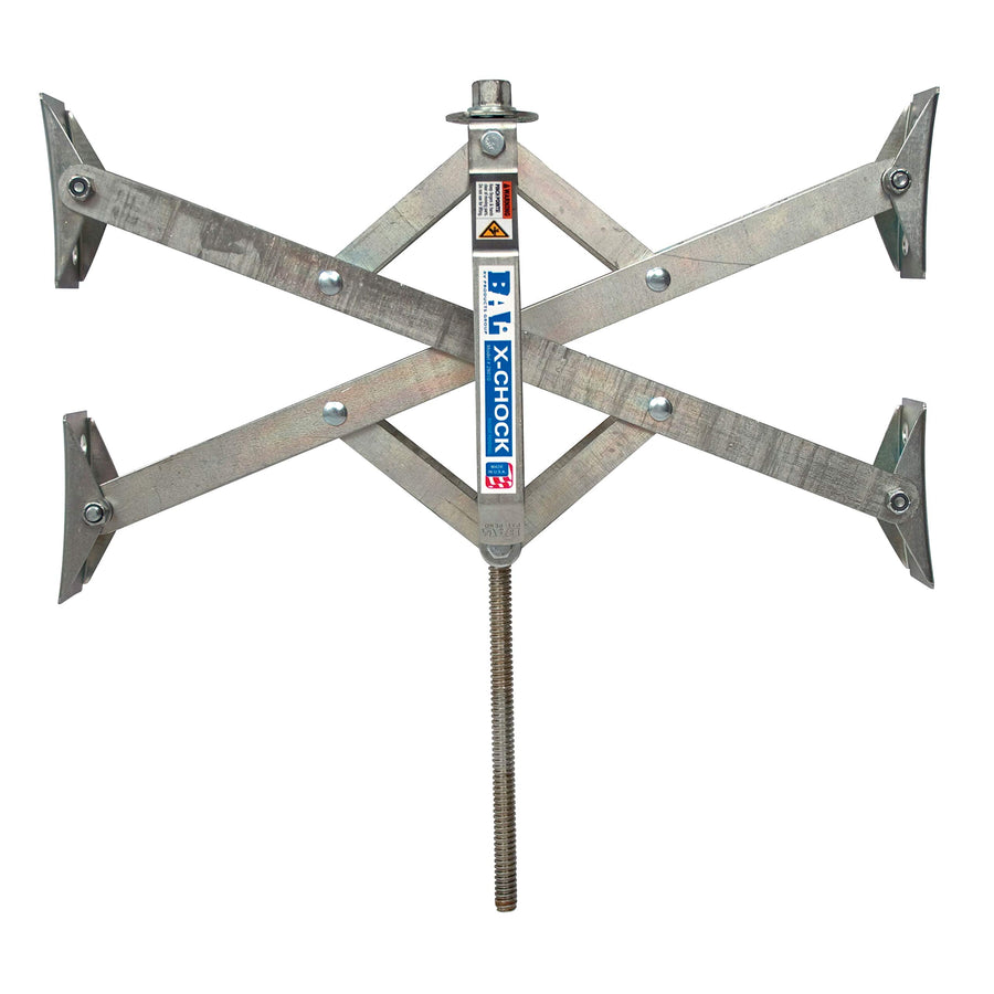 X-Chock BAL 28014 Tire Locking Chock - Extended (0149.1058), Silver