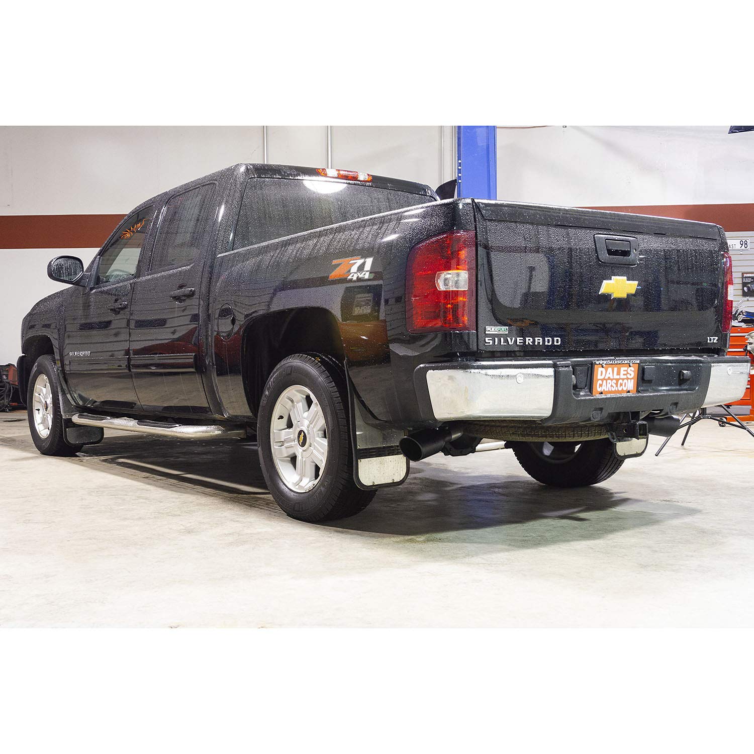Flowmaster 717822 Cat-Back FlowFX Exhaust Kit 3 Inch to 2.5 Inch Tailpipes Stainless Steel 4.5 Inch Black Tips Compatible with 2009-2013 Silverado Sierra 1500 5.3L 2/4wd 143.5 or 57.5 Inch Wheelbases