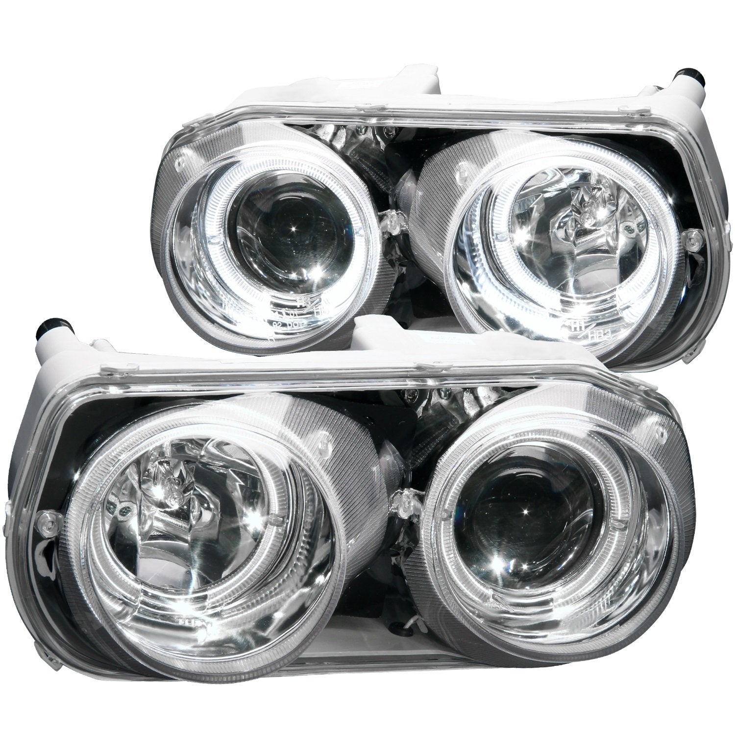 Acura Integra Anzo USA 121004 Projector with Halo Chrome Headlight Assembly - (Sold in Pairs)