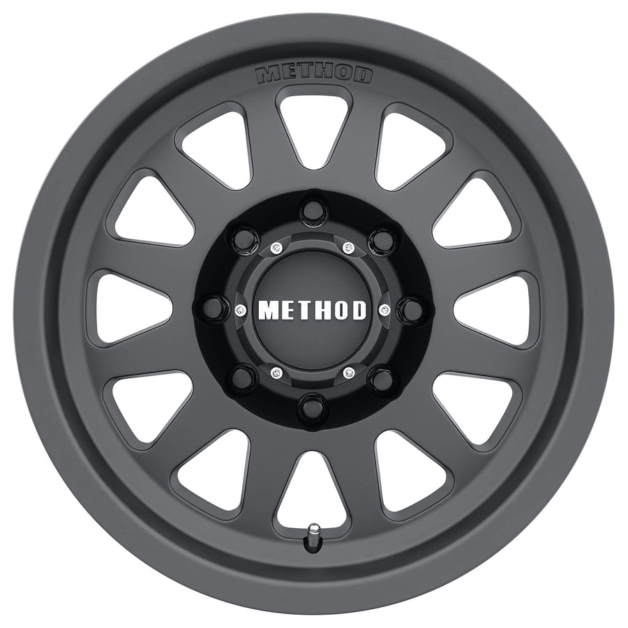704 Method Race Wheels Matte Black 17x8.5" 8x6.5", 0mm offset 4.75" Backspace, MR70478580500