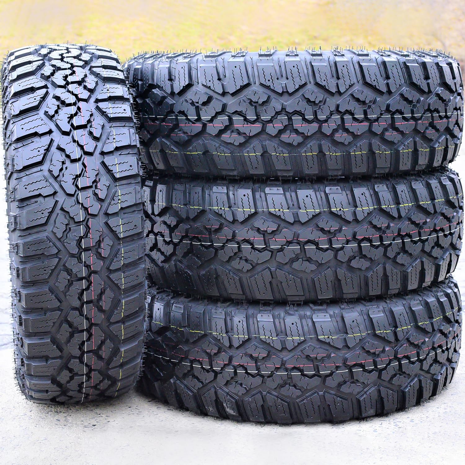 Trail Hog Kanati A/T-4 All-Terrain Radial Tire-LT305/70R17 121/118Q LRE 10-Ply