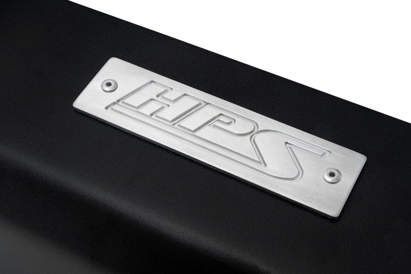 HPS Aluminum Black Belt Cover Kit Compatible for 2015-2021 Subaru WRX 2.0L Turbo, 71-102WB